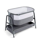 Ickle Bubba Bubba&Me Bedside Crib Space Grey Moses Baskets & Stands 40-001-000-860 5060738076284
