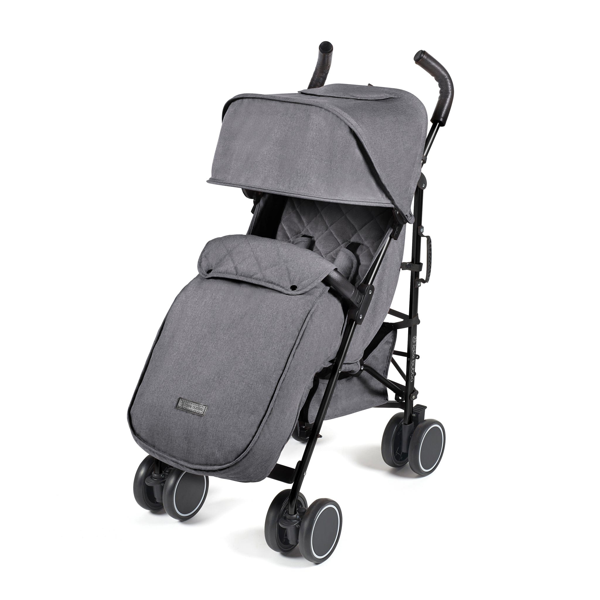 Ickle Bubba Discovery Max Stroller Graphite Grey/Matt Black Pushchairs & Buggies 15-002-200-120 5056515020106