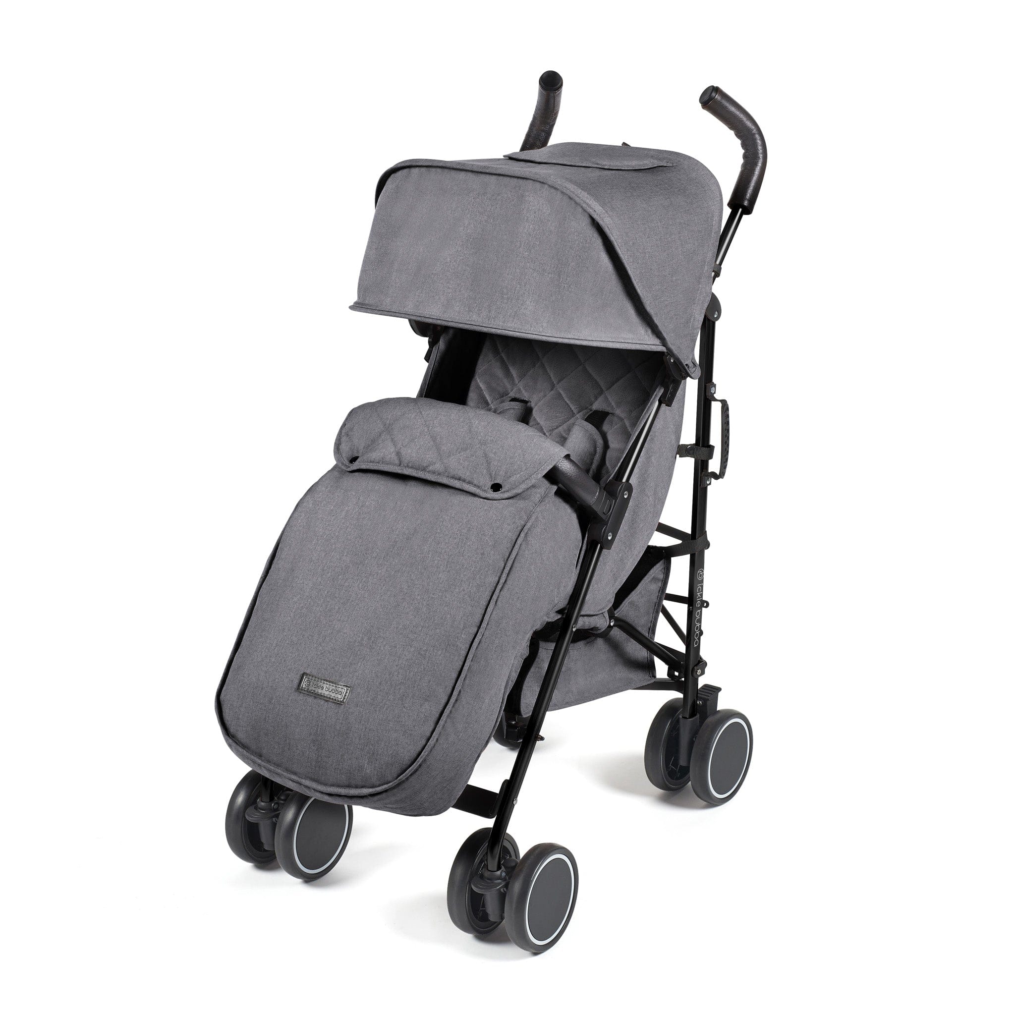 Ickle Bubba Discovery Prime Stroller Graphite Grey/Matt Black Pushchairs & Buggies 15-002-300-120 5056515020137
