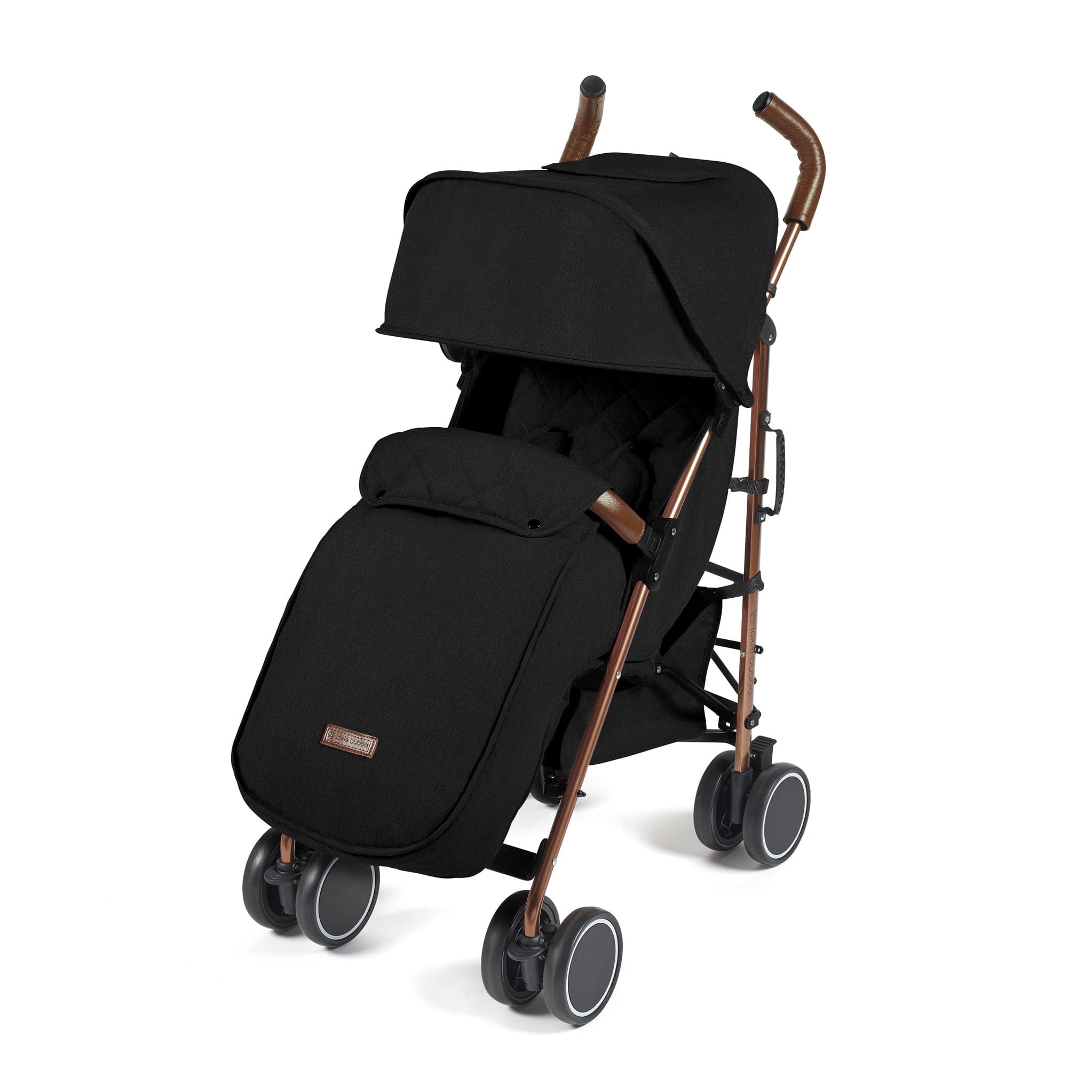 Ickle Bubba Discovery Prime Stroller Rose Gold/Black Pushchairs & Buggies 15-002-300-043 0700355999409