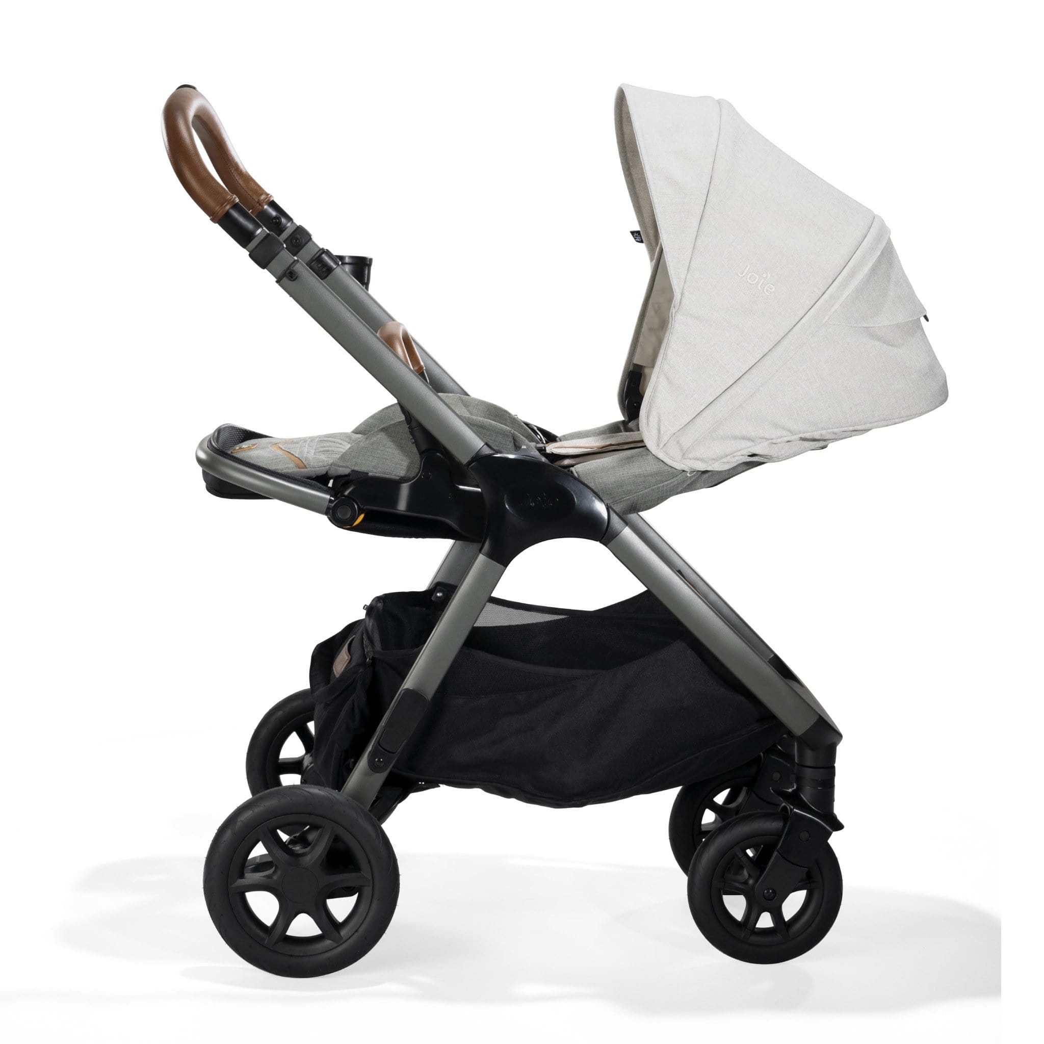 Joie Finiti 4in1 Signature Edition Pushchair & Carrycot Oyster Baby Prams 9301-OYS 5056080611181