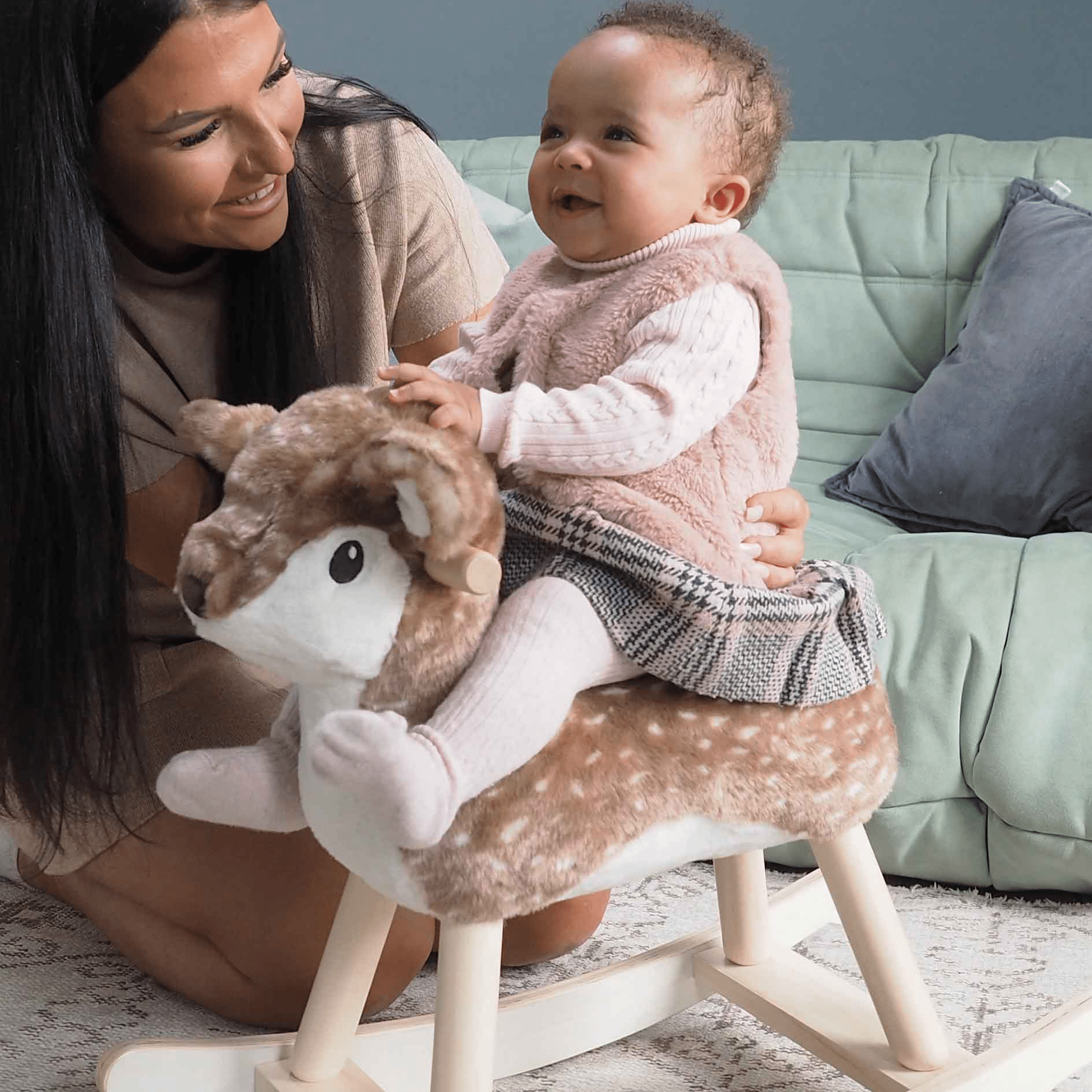 Little Bird Told Me Willow Rocking Deer Rocking Animals LB3106 5060205532848