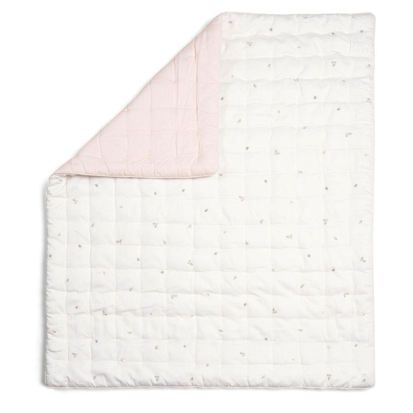 Mamas & Papas Quilt in Floral Pink Cot & Cot Bed Quilts 7041WW301 5057232514404