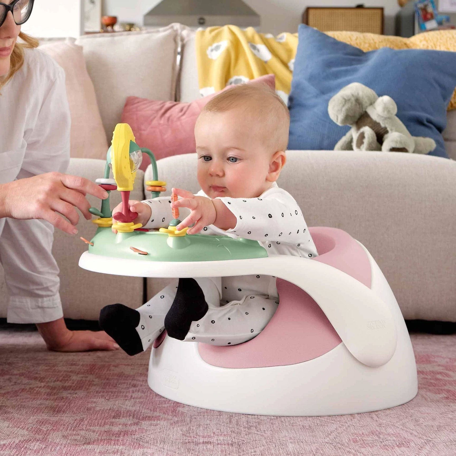 Mamas & Papas Baby Snug Activity with Tray in Bloom Low Chairs & Booster Seats