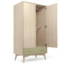 Mamas & Papas Coxley 3 Piece Cotbed Range in Natural/Olive Nursery Room Sets