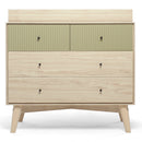 Mamas & Papas Coxley 3 Piece Cotbed Range in Natural/Olive Nursery Room Sets