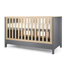 Mamas & Papas Harwell 2 Piece Cotbed & Dresser Roomset Grey/Oak Nursery Room Sets SEHL1TM00 5057232688143