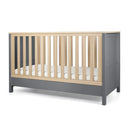 Mamas & Papas Harwell 2 Piece Cotbed & Dresser Roomset Grey/Oak Nursery Room Sets SEHL1TM00 5057232688143