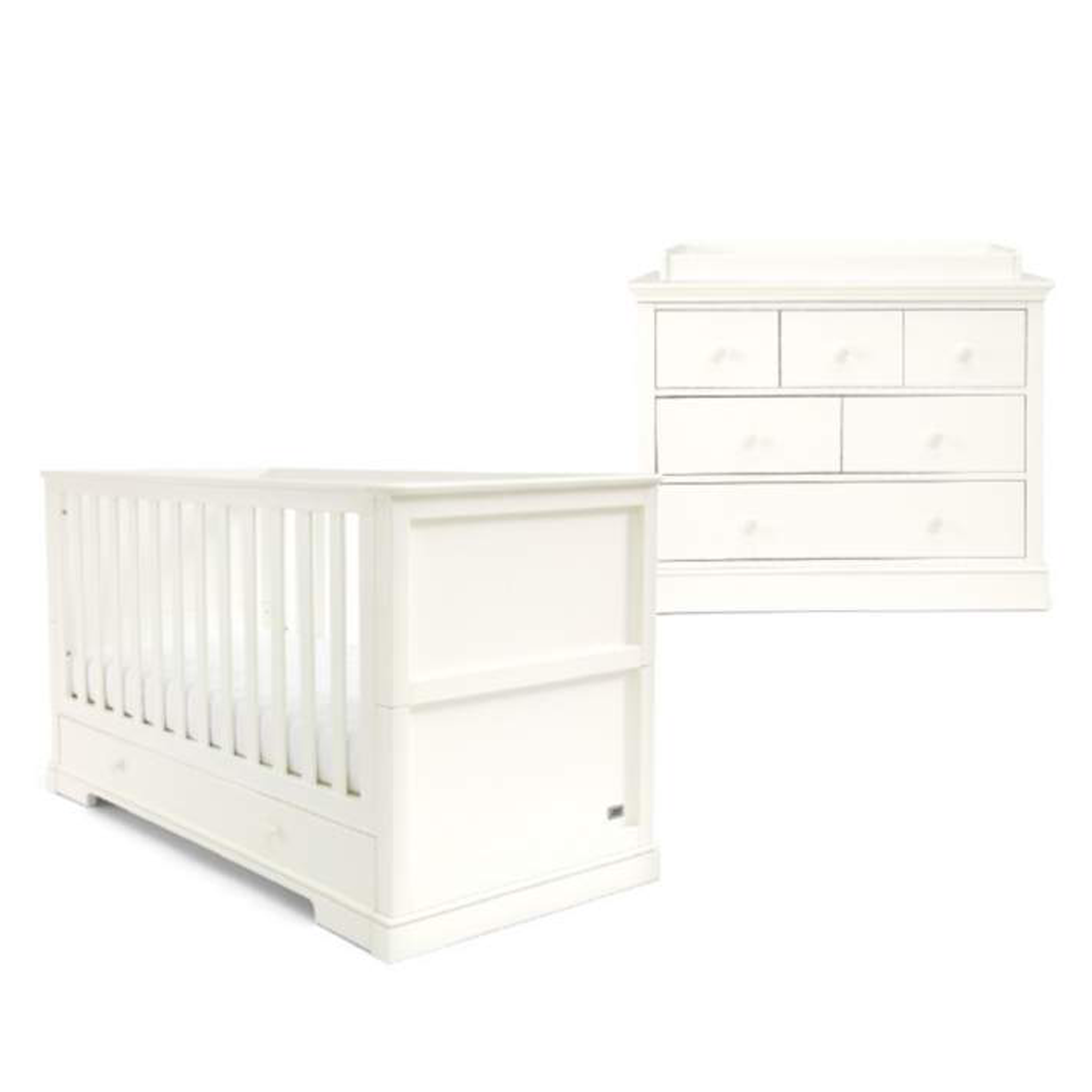 Mamas & Papas Oxford 2 Piece Cotbed Roomset White