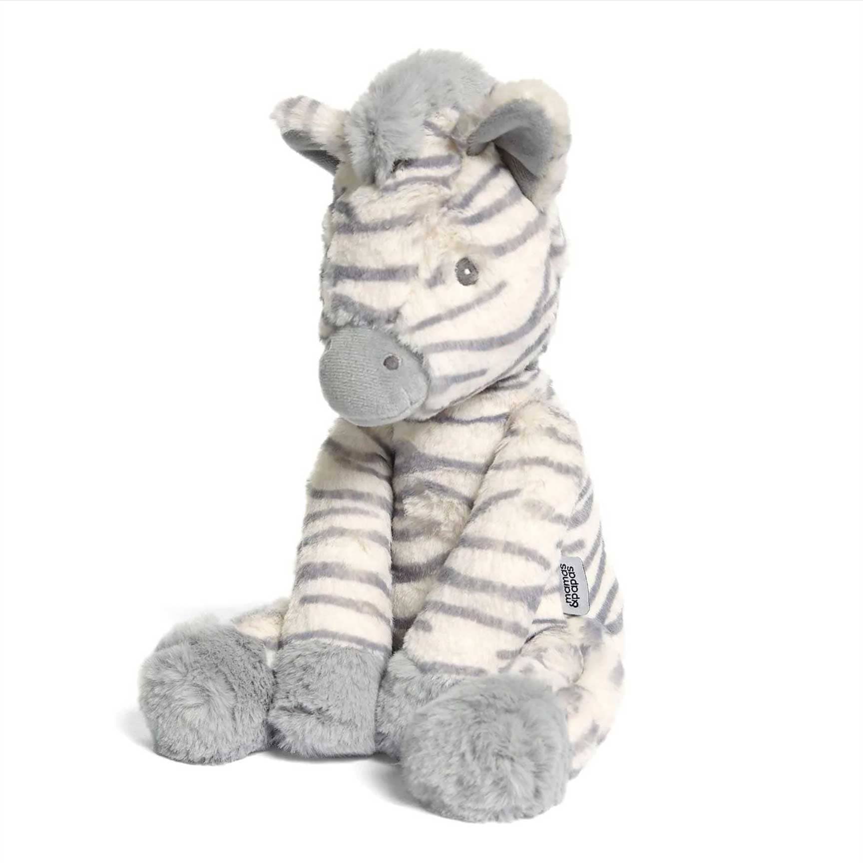 Mamas & Papas Soft Toy Welcome to the World in Zebra Soft Animals 4855WW206 5057232422105
