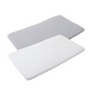 Maxi-Cosi Iris Sheets 2pk White/Grey Cot & Cot Bed Sheets 2009455110 3220660326044