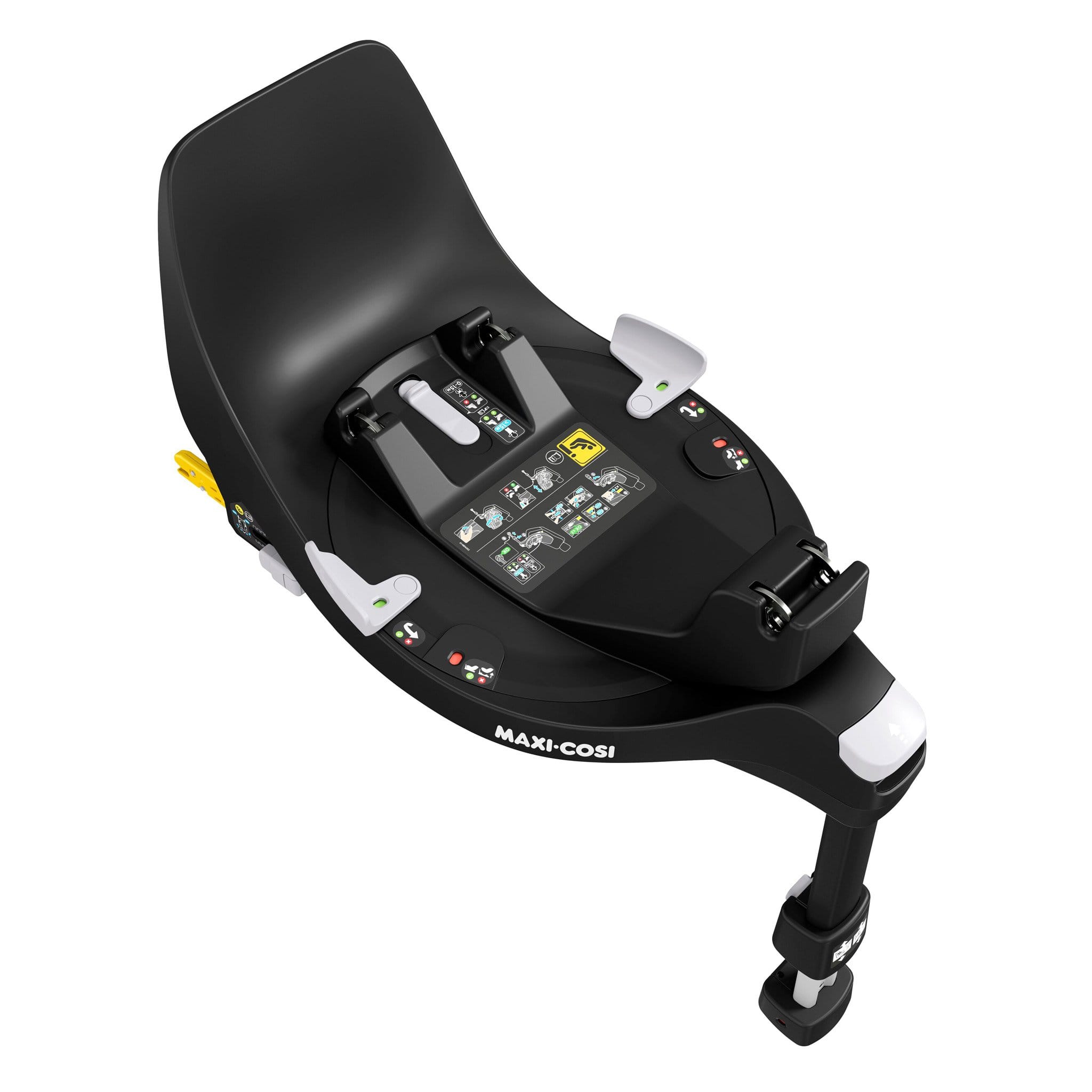 Maxi Cosi Coral 360 & Family Fix 360 Base Bundle Essential Black i-Size Car Seats 10715-ESS-BLK