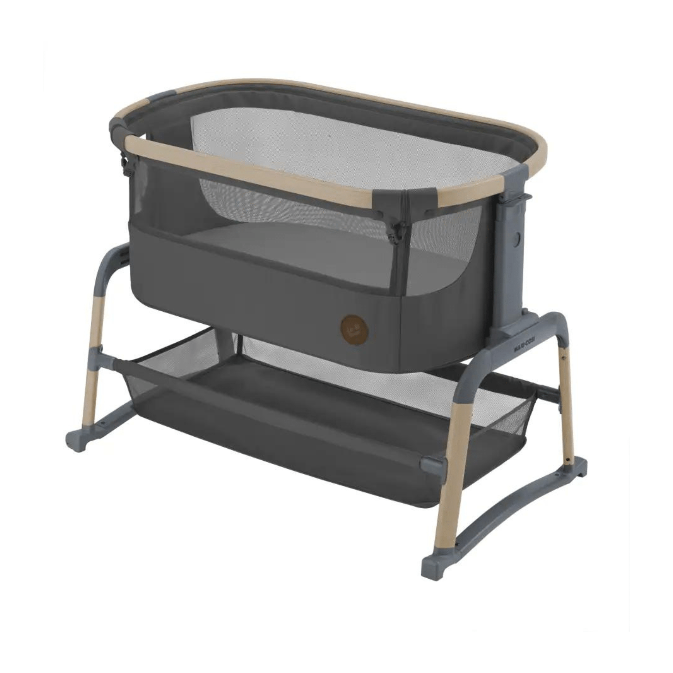 Maxi-Cosi Iora Air Bedside Crib in Beyond Graphite 2121043300 3220660341344