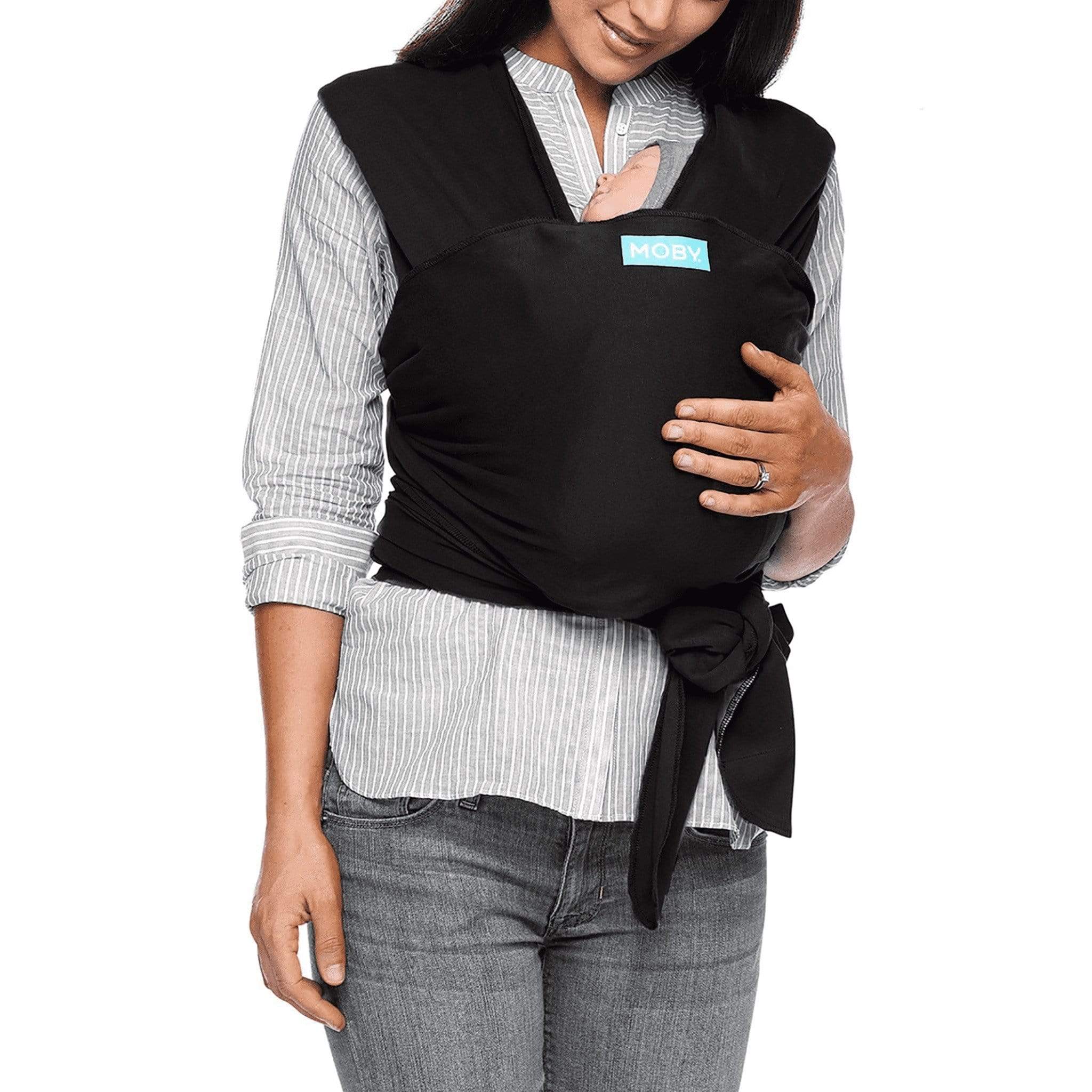 Moby Classic Wrap Black Baby Carriers MOB-MCL-BLACK 0843390000003