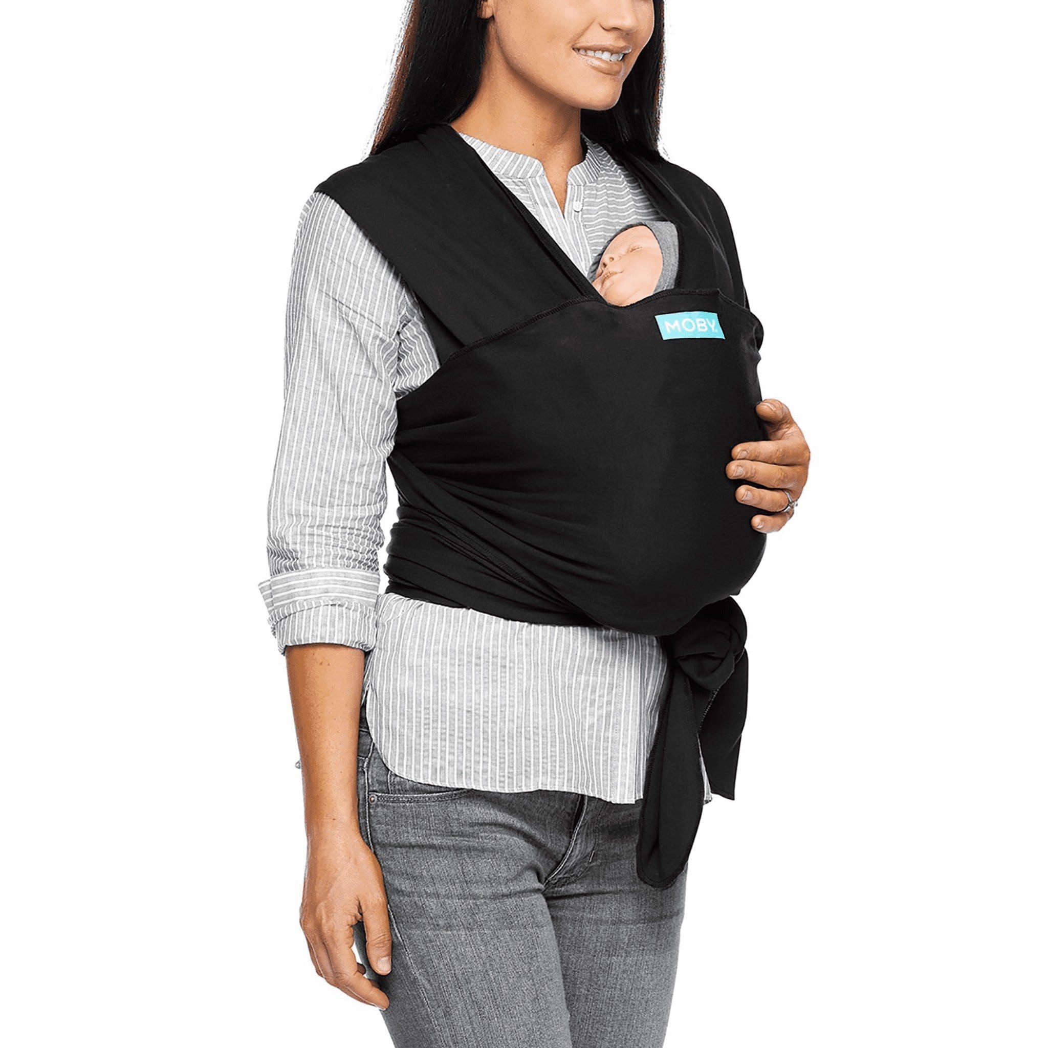 Moby Classic Wrap Black Baby Carriers MOB-MCL-BLACK 0843390000003