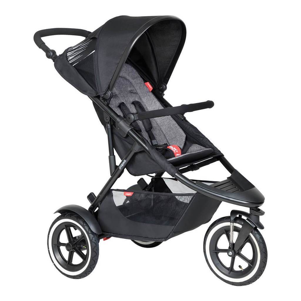 Phil & Teds Sport and Carrycot in Charcoal 3 Wheelers 12369-CHA 9420015767001