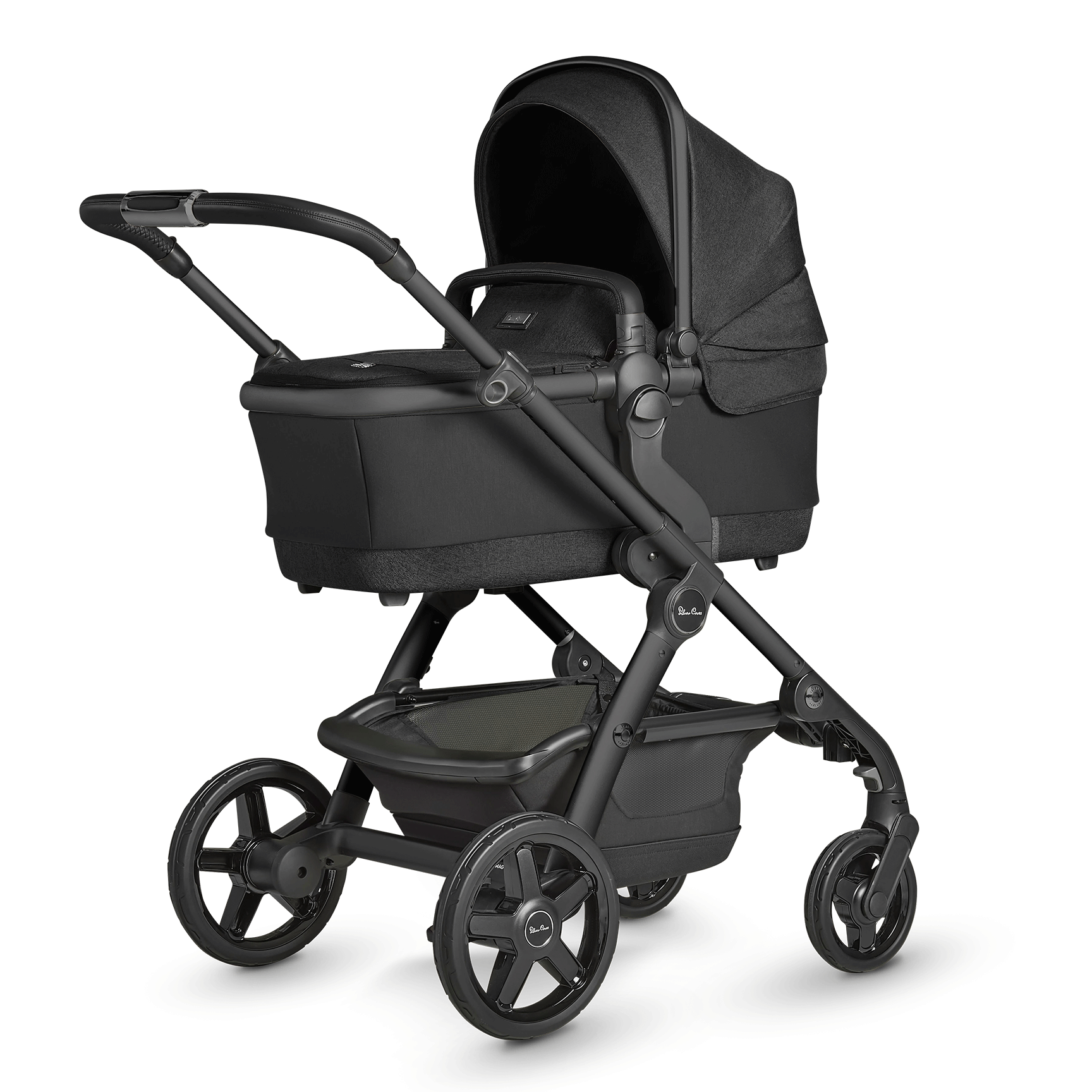 Silver cross top combination prams