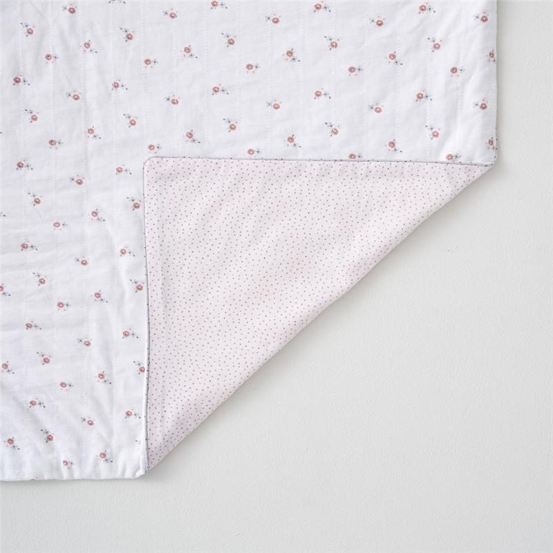 Silver Cross Floral Coverlet Follow Your Dreams