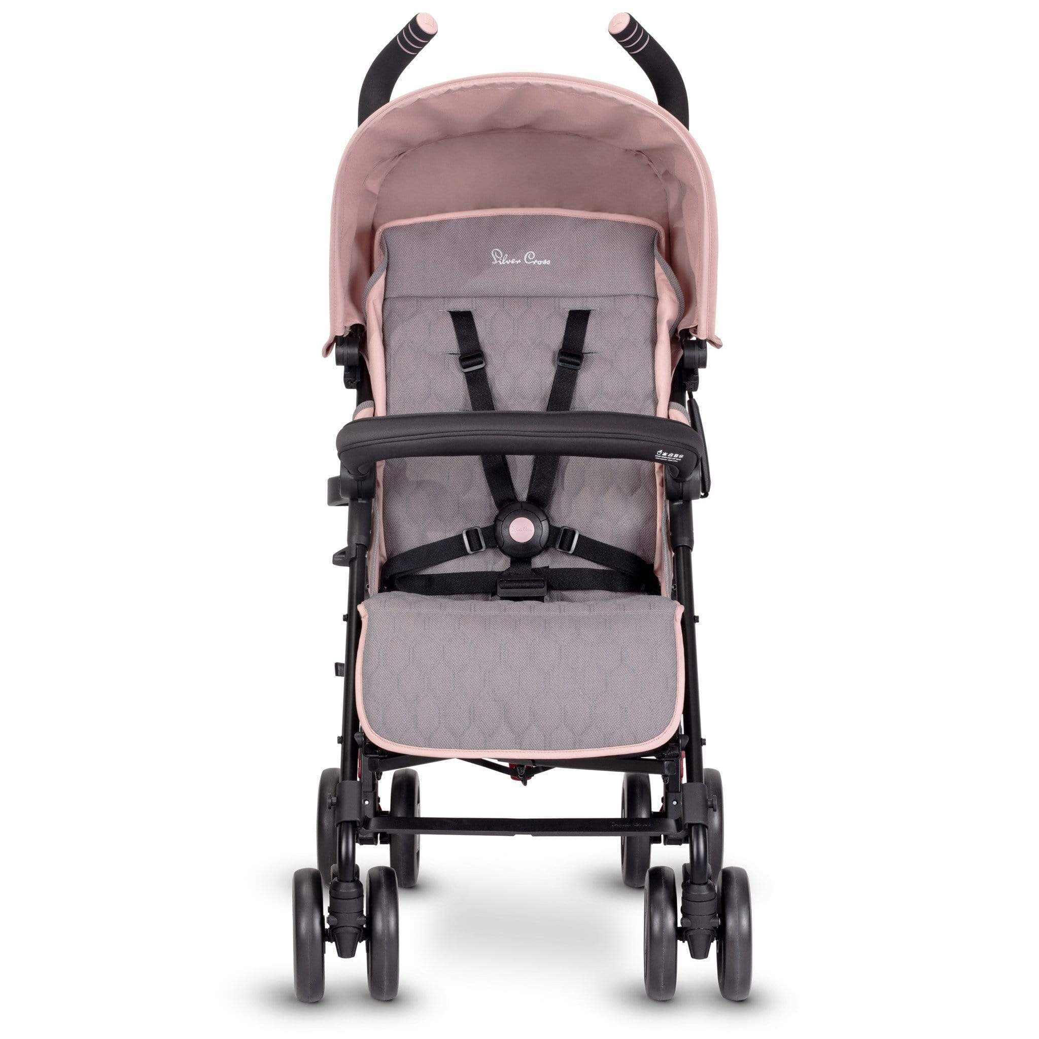 Silver Cross Pop Stroller With Free Footmuff in Bloom Pushchairs & Buggies