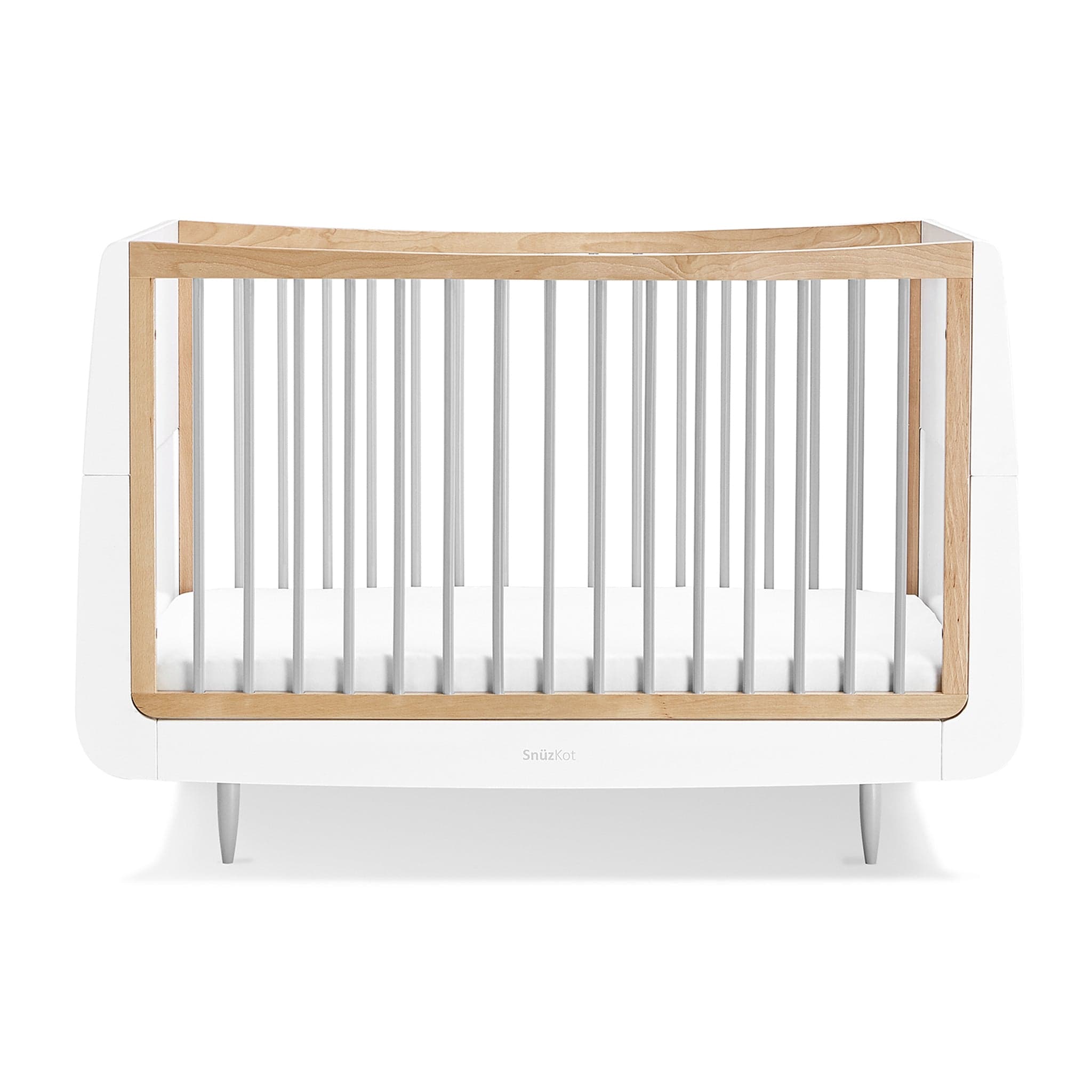 SnüzKot Skandi Cot Bed in Grey Cot Beds FN005SD 5060157946236