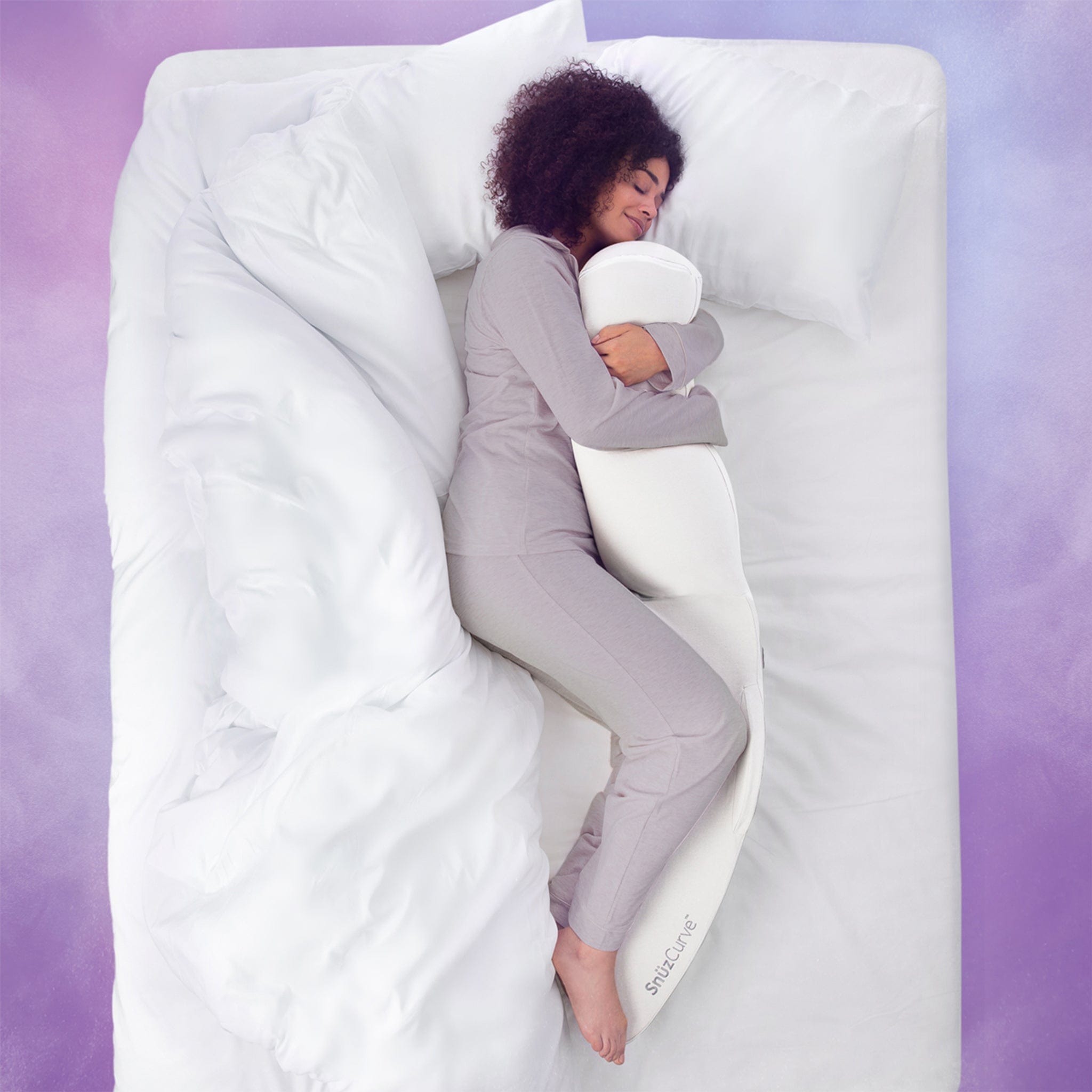 SnüzCurve Pregnancy Pillow in White PP01SCA 5060730243998