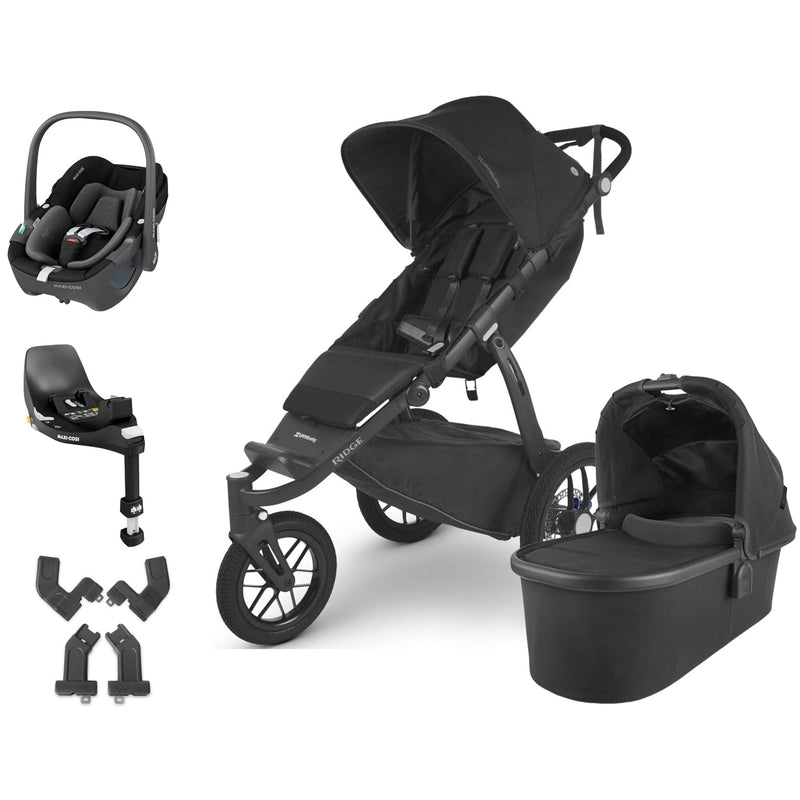 UPPAbaby Ridge Pebble 360 Travel System - Jake Travel Systems 10494-JKE-JKE