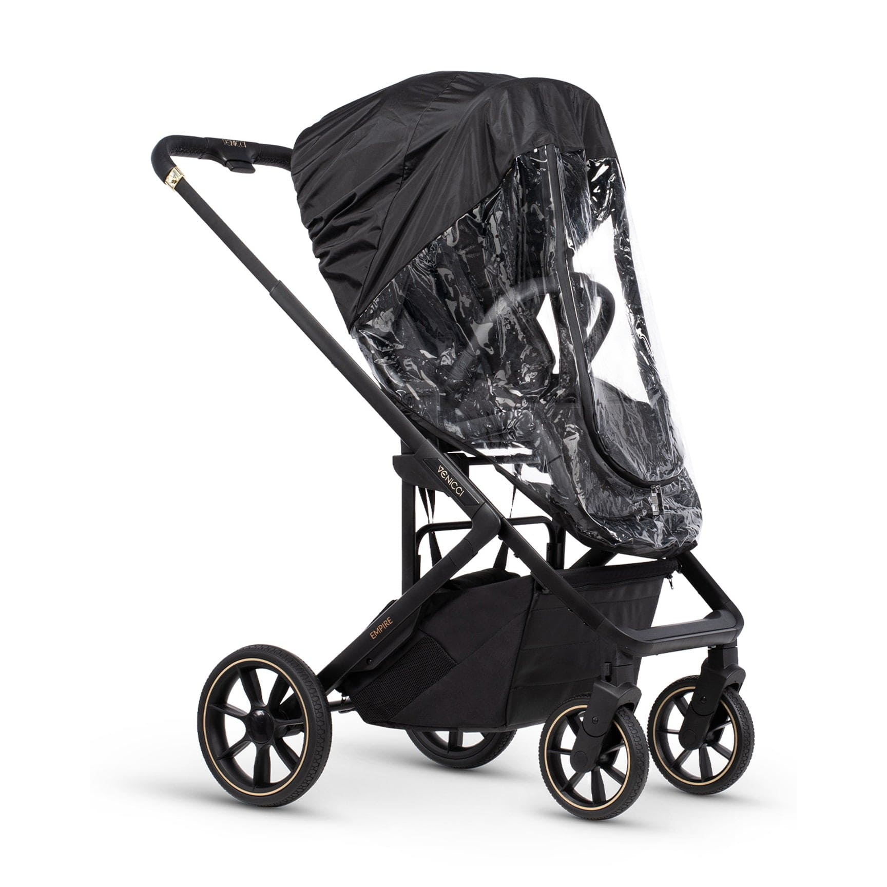 Venicci Empire Stroller & Accessory Pack in Ultra Black Pushchairs & Buggies 13175-ULT-BLK 5905261331168