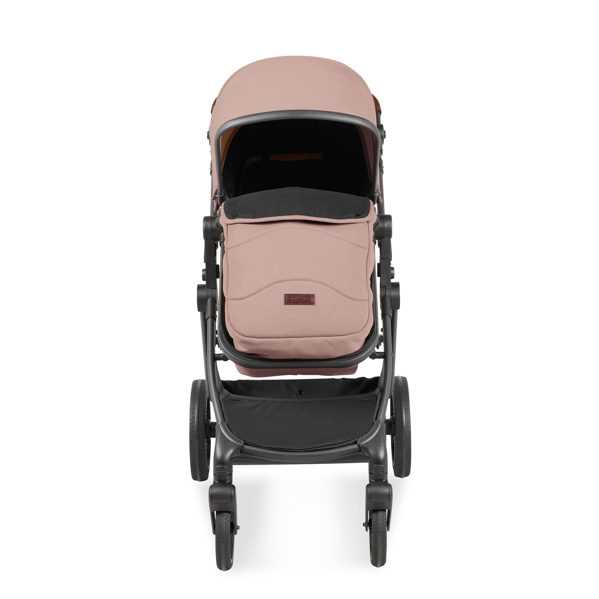 Ickle Bubba Cosmo 9-Piece Travel System with i-Size Nimbus Car Seat & Spin Isofix Base in Gunmetal / Desert / Tan