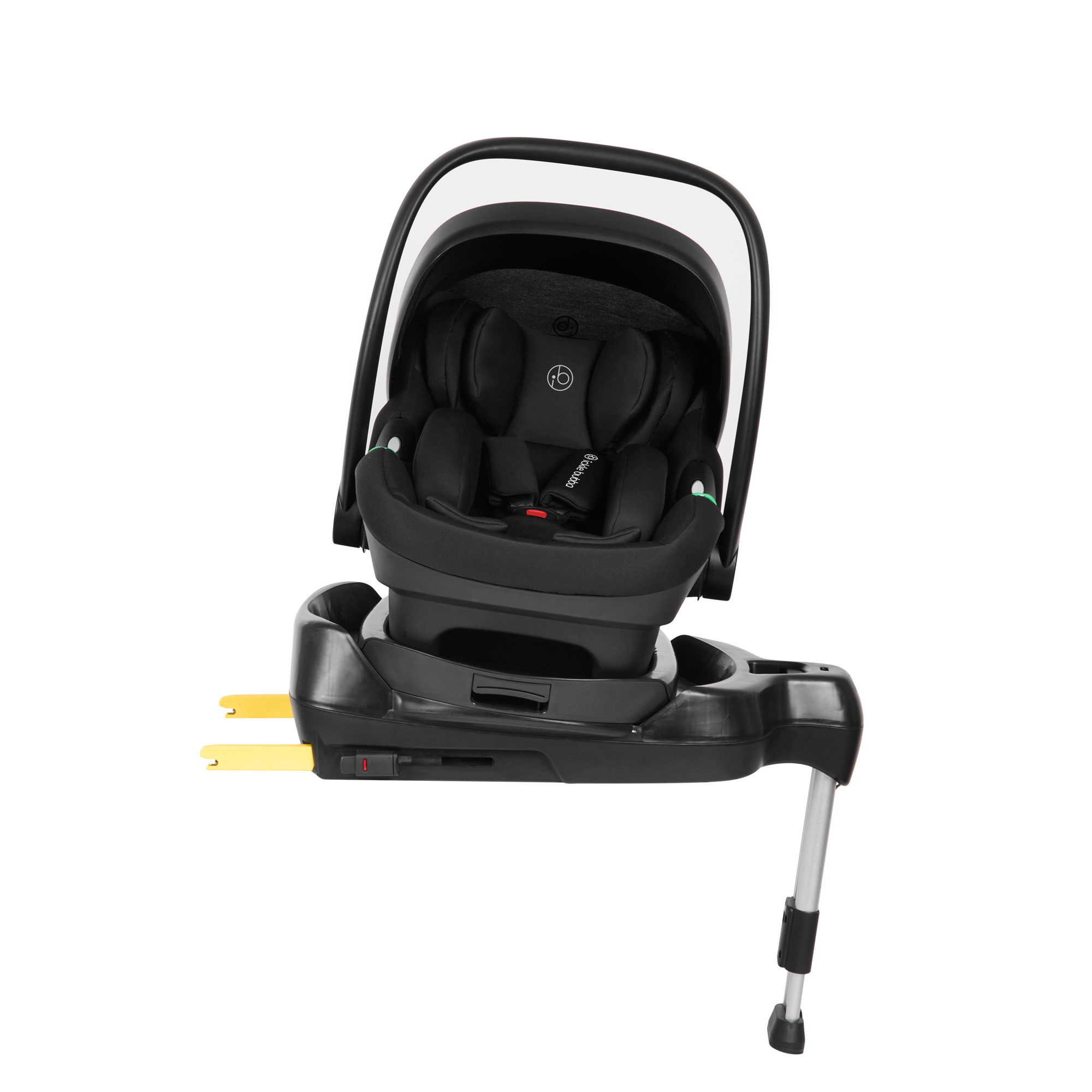 Ickle Bubba Stomp Luxe 12 Piece Travel System with i-Size Nimbus Car Seat & Spin Isofix Base in Charcoal Grey