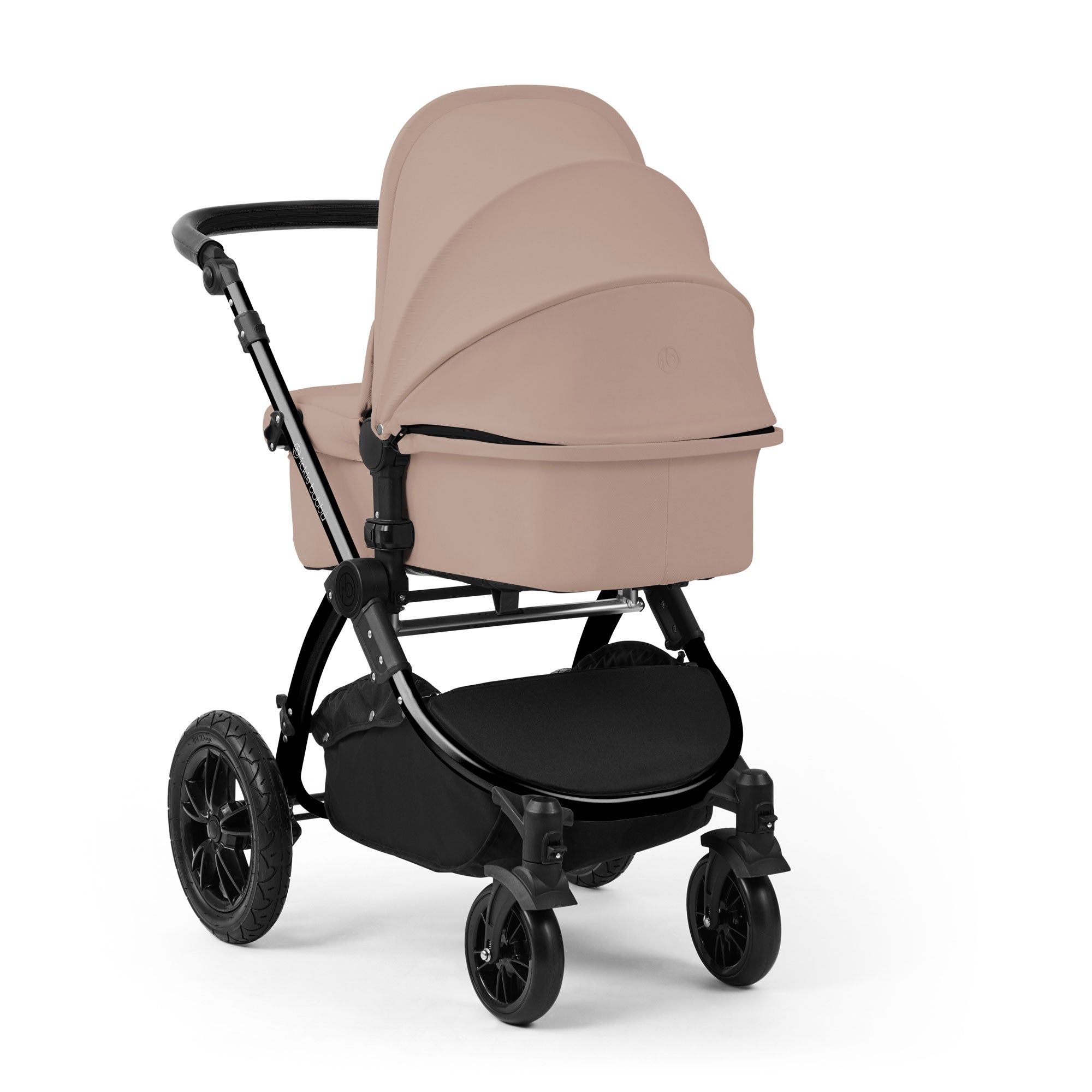 Ickle Bubba Stomp Luxe 12 Piece Travel System with i-Size Nimbus Car Seat & Spin Isofix Base in Desert