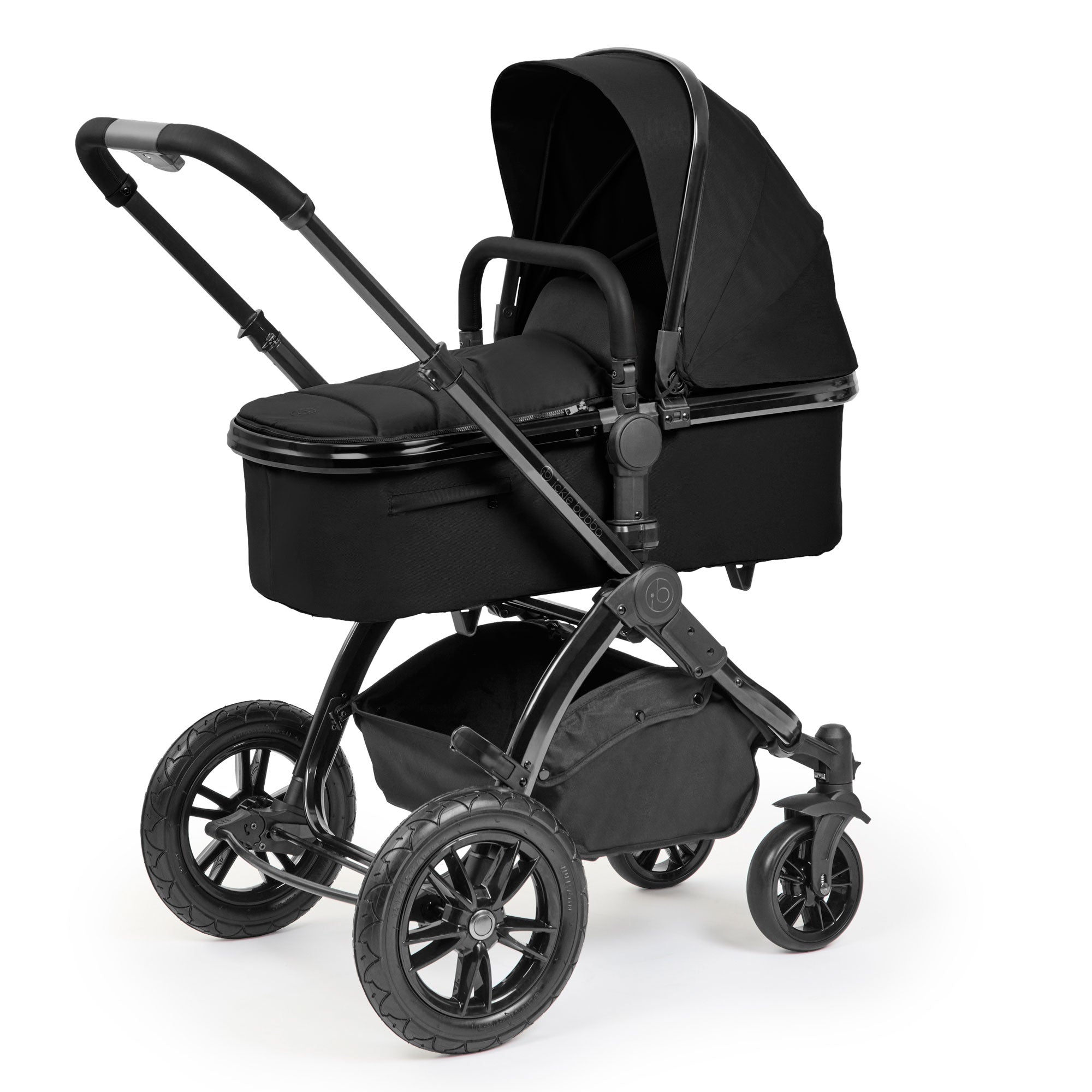 Ickle Bubba Stomp Luxe Elements Edition 12 Piece Pram in Raven