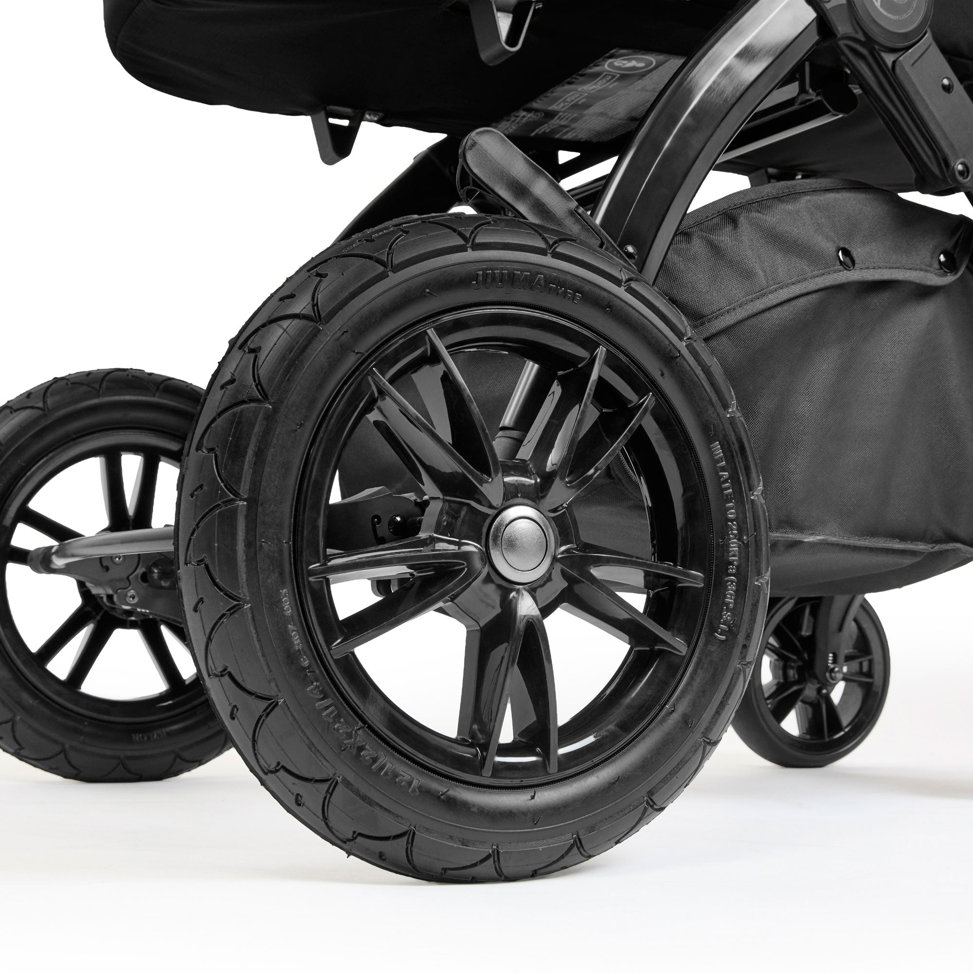 Ickle Bubba Stomp Luxe Elements Edition 12 Piece Pram in Raven
