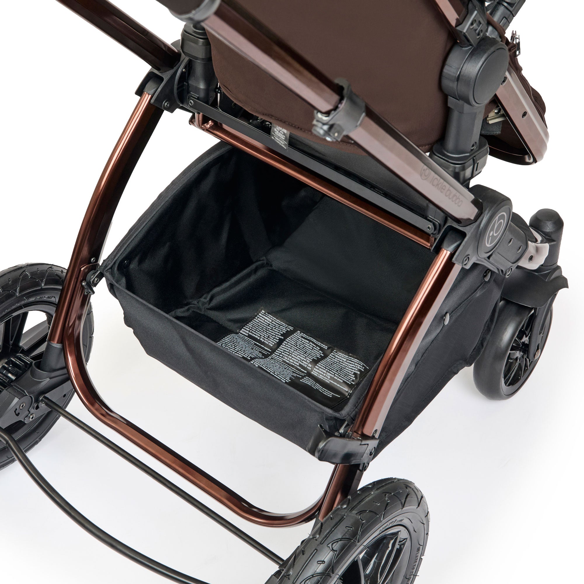 Ickle Bubba Stomp Luxe Elements Edition 12 Piece Pram in Chestnut