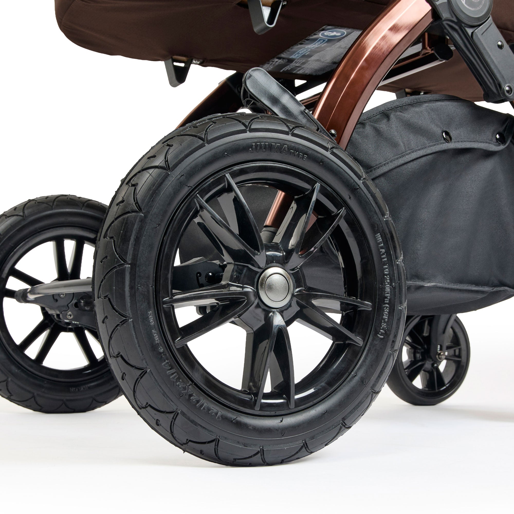 Ickle Bubba Stomp Luxe Elements Edition 15 Piece Travel System in Chestnut
