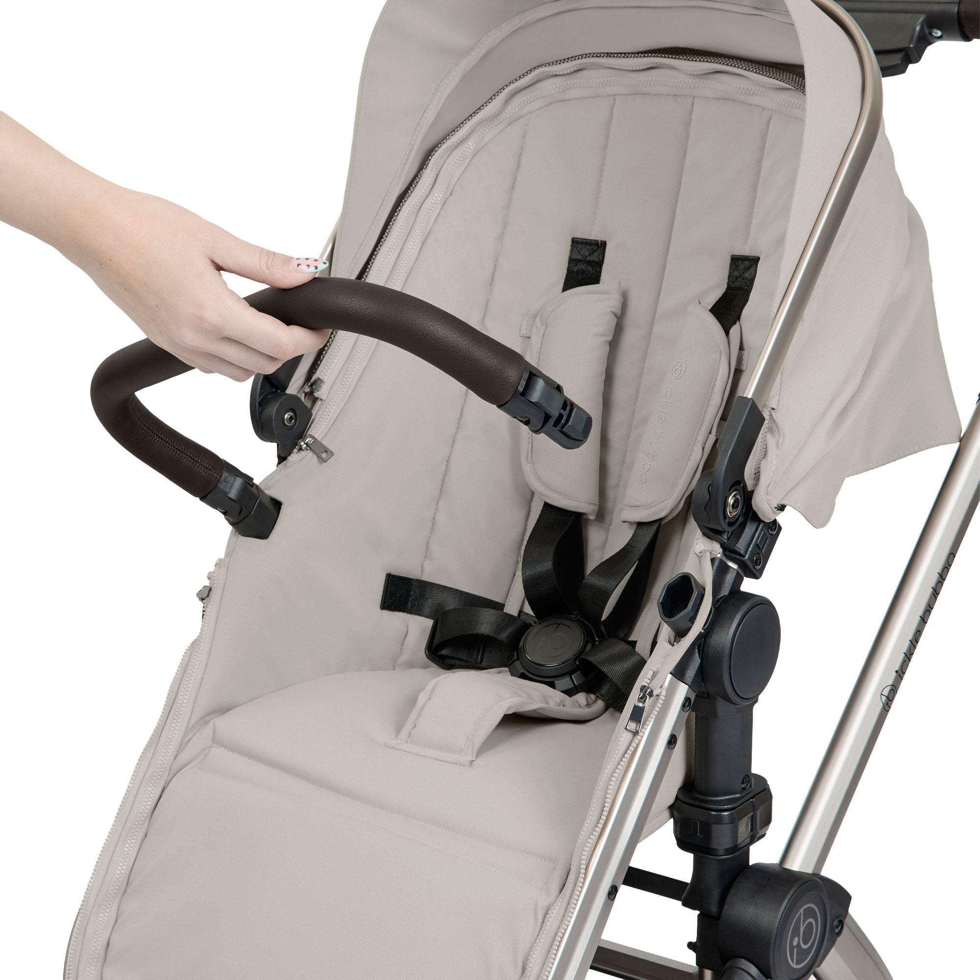 Ickle Bubba Stomp Luxe Elements Edition 15 Piece Travel System in Moonbeam