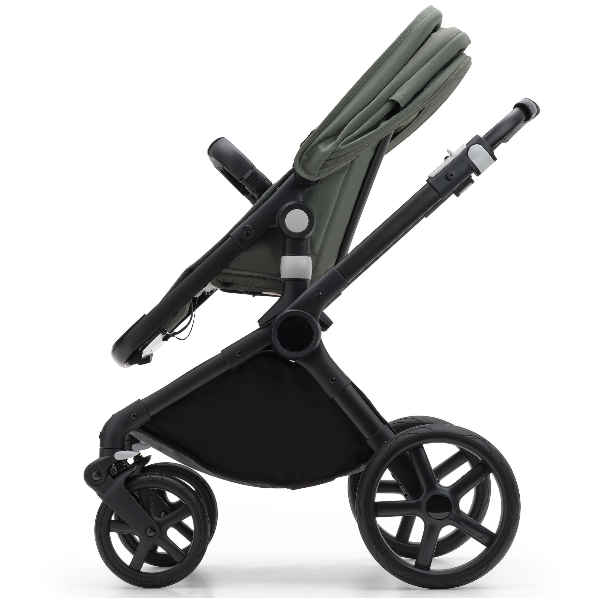 Bugaboo Fox Cub Ultimate Newborn Bundle in Black/Forest Green