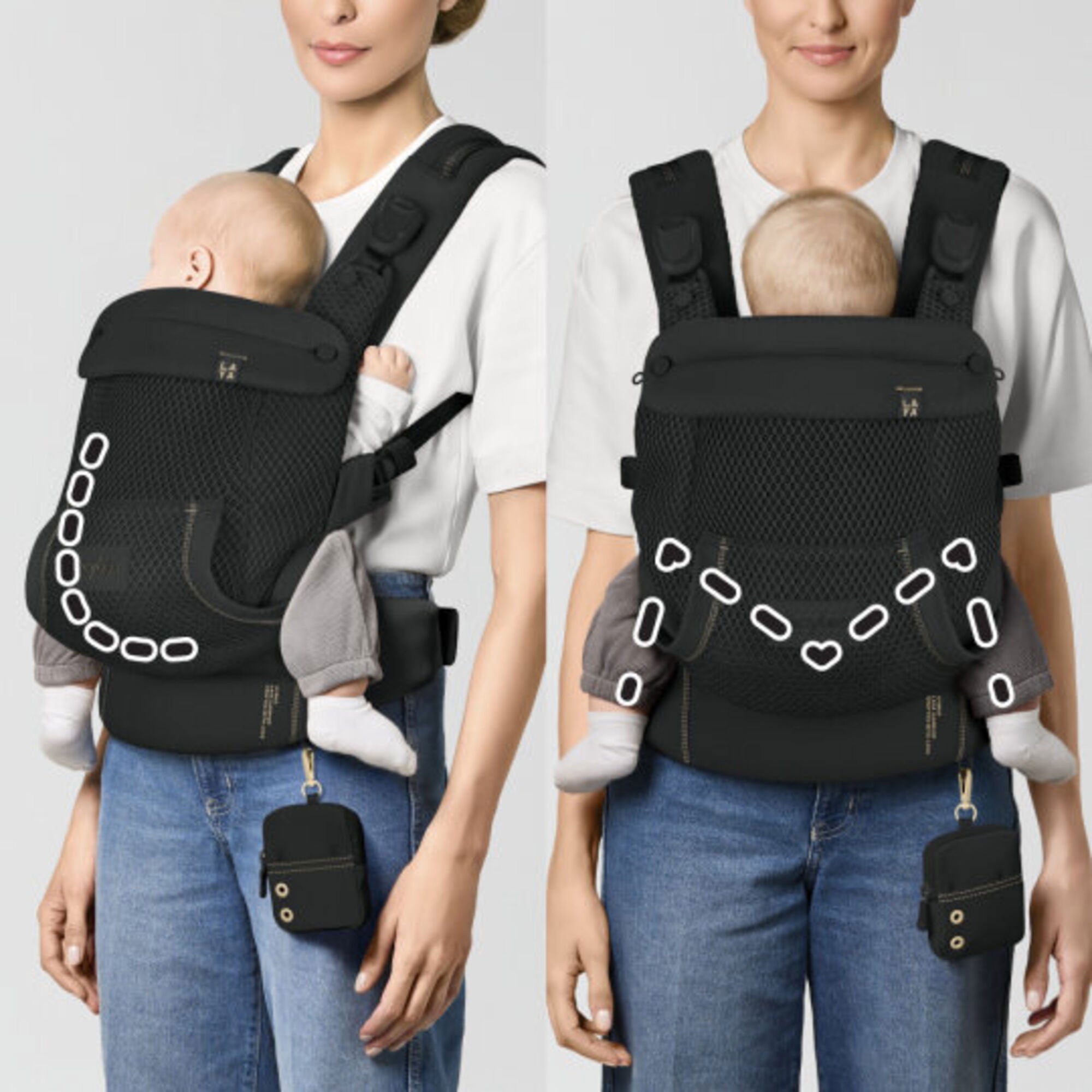 Cybex Laya Carrier in Magic Black