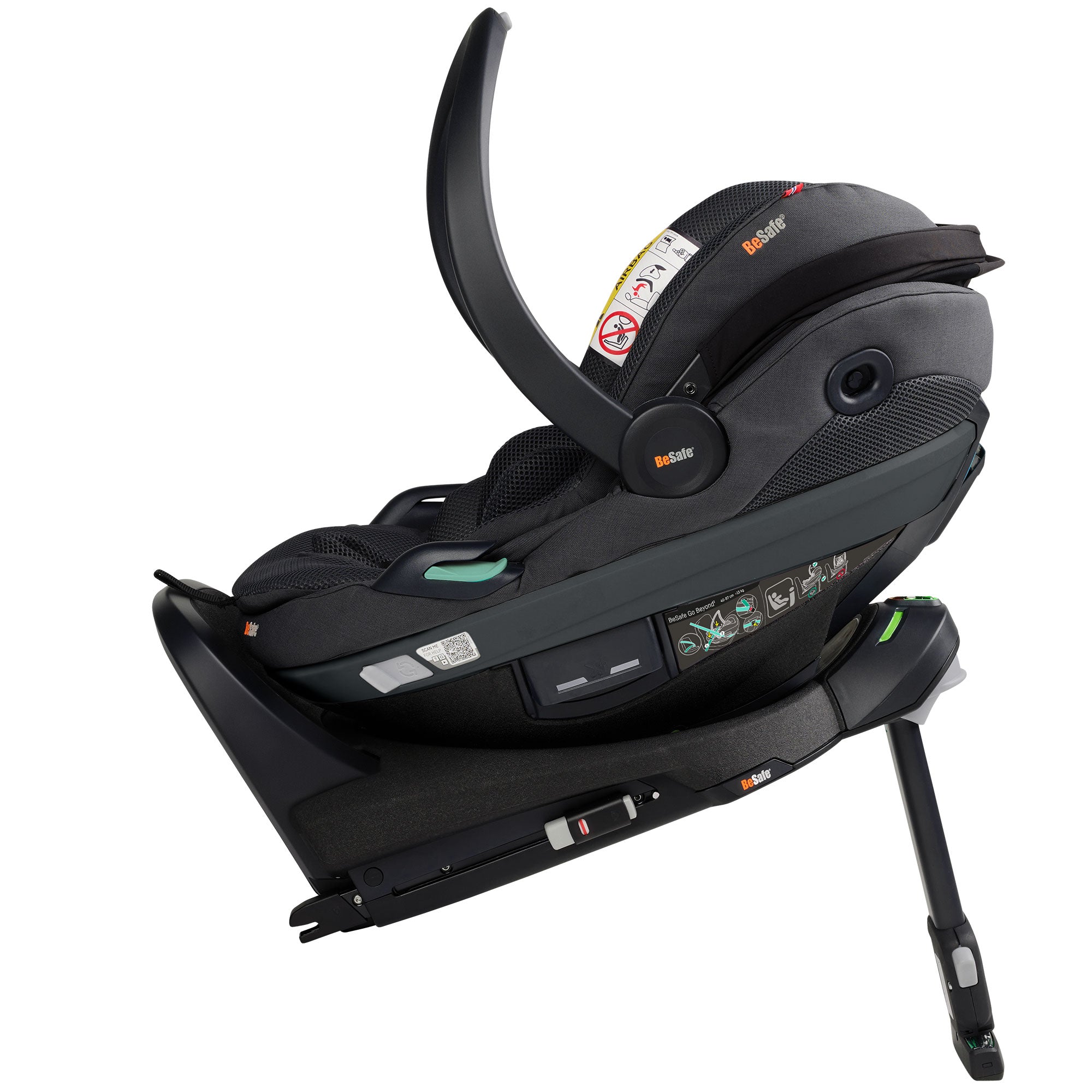 BeSafe Go Beyond 2 Car Seat in Anthracite Mesh