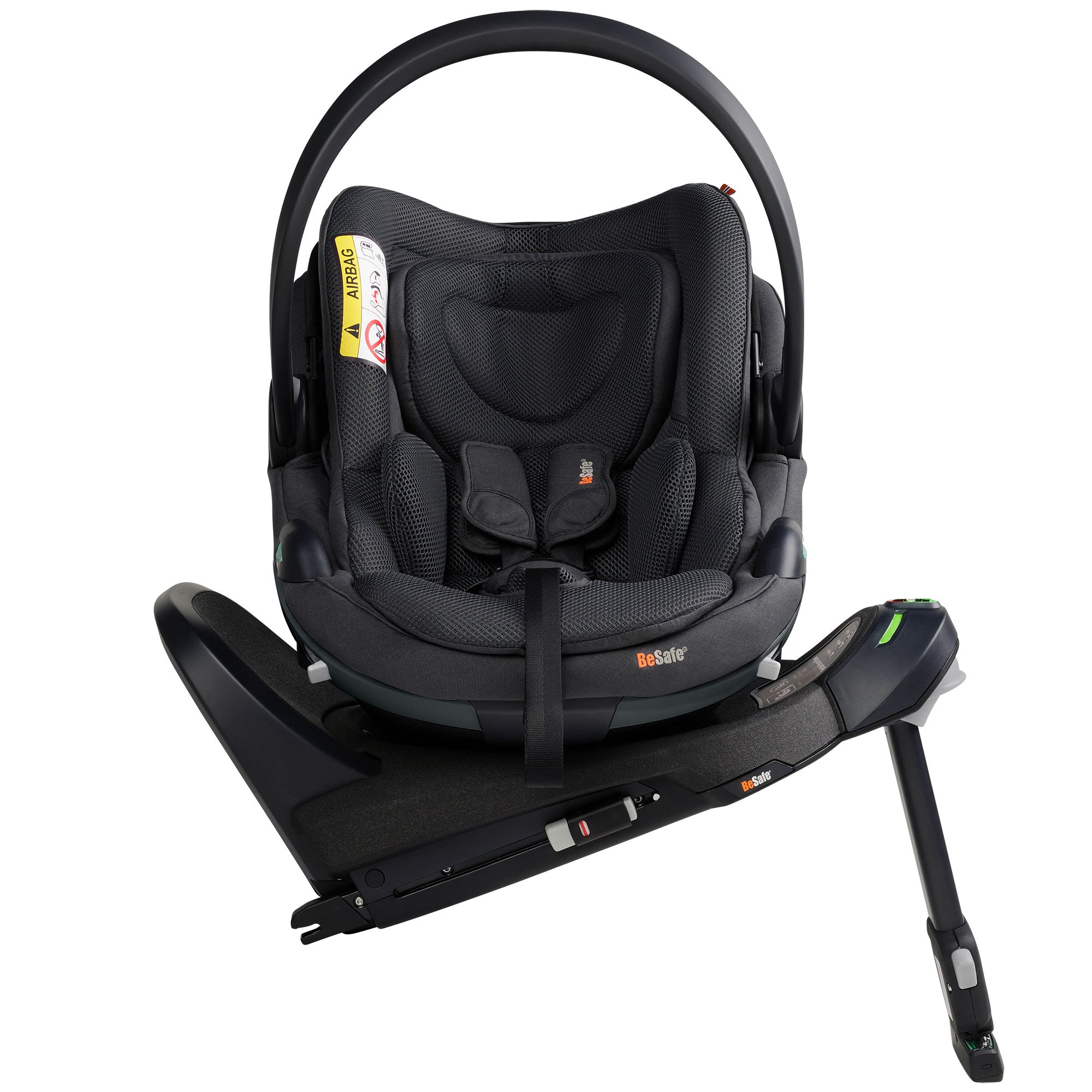 BeSafe Go Beyond 2 Car Seat in Anthracite Mesh