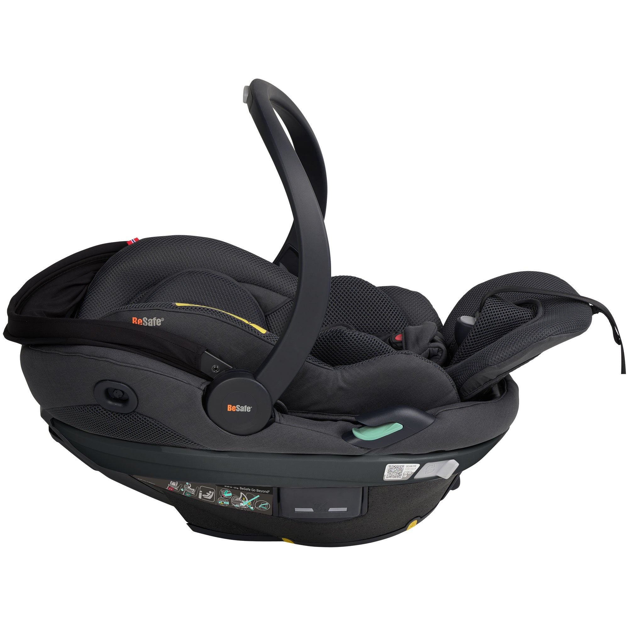 BeSafe Go Beyond 2 Car Seat in Anthracite Mesh