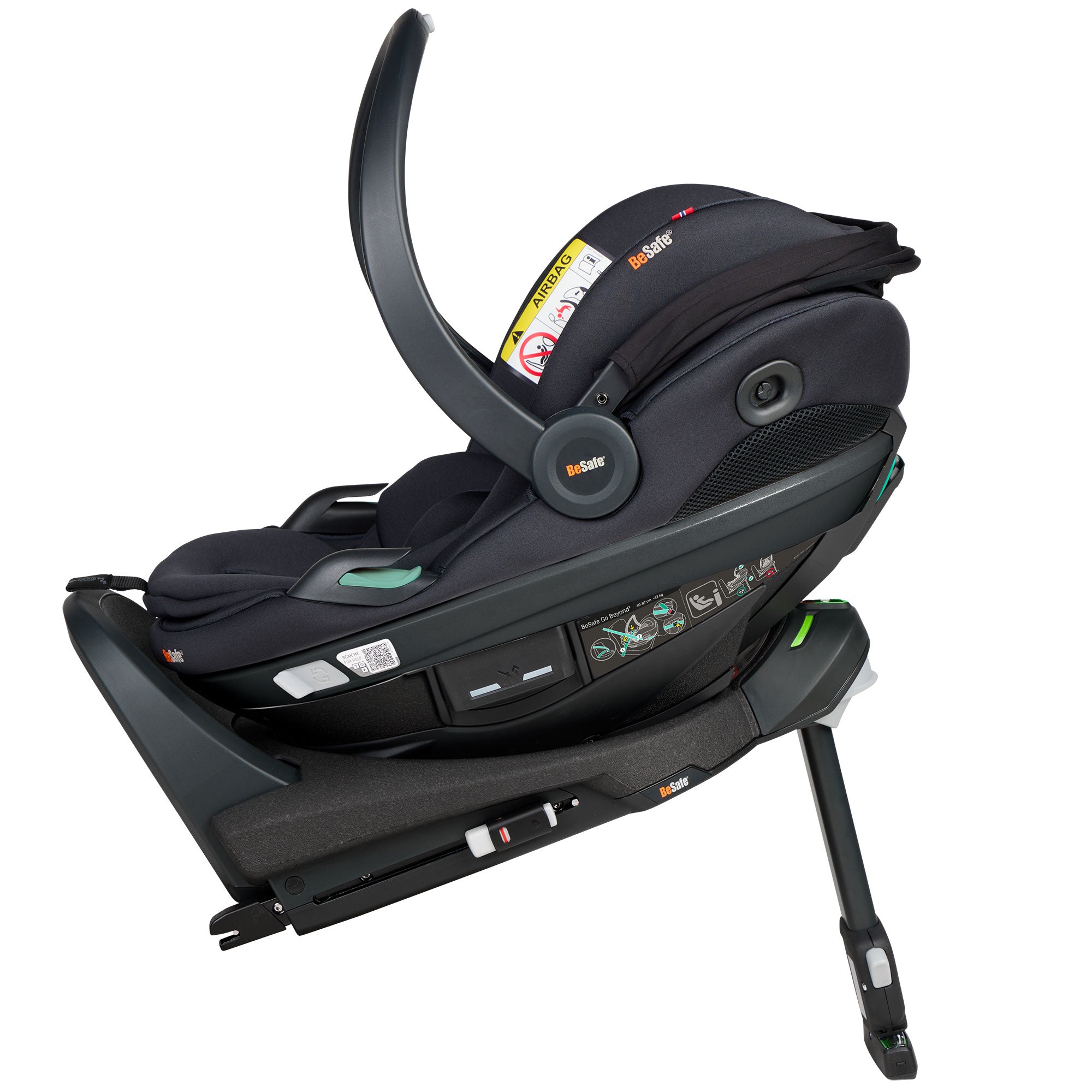 BeSafe Go Beyond 2 Car Seat in Black Soft Breeze