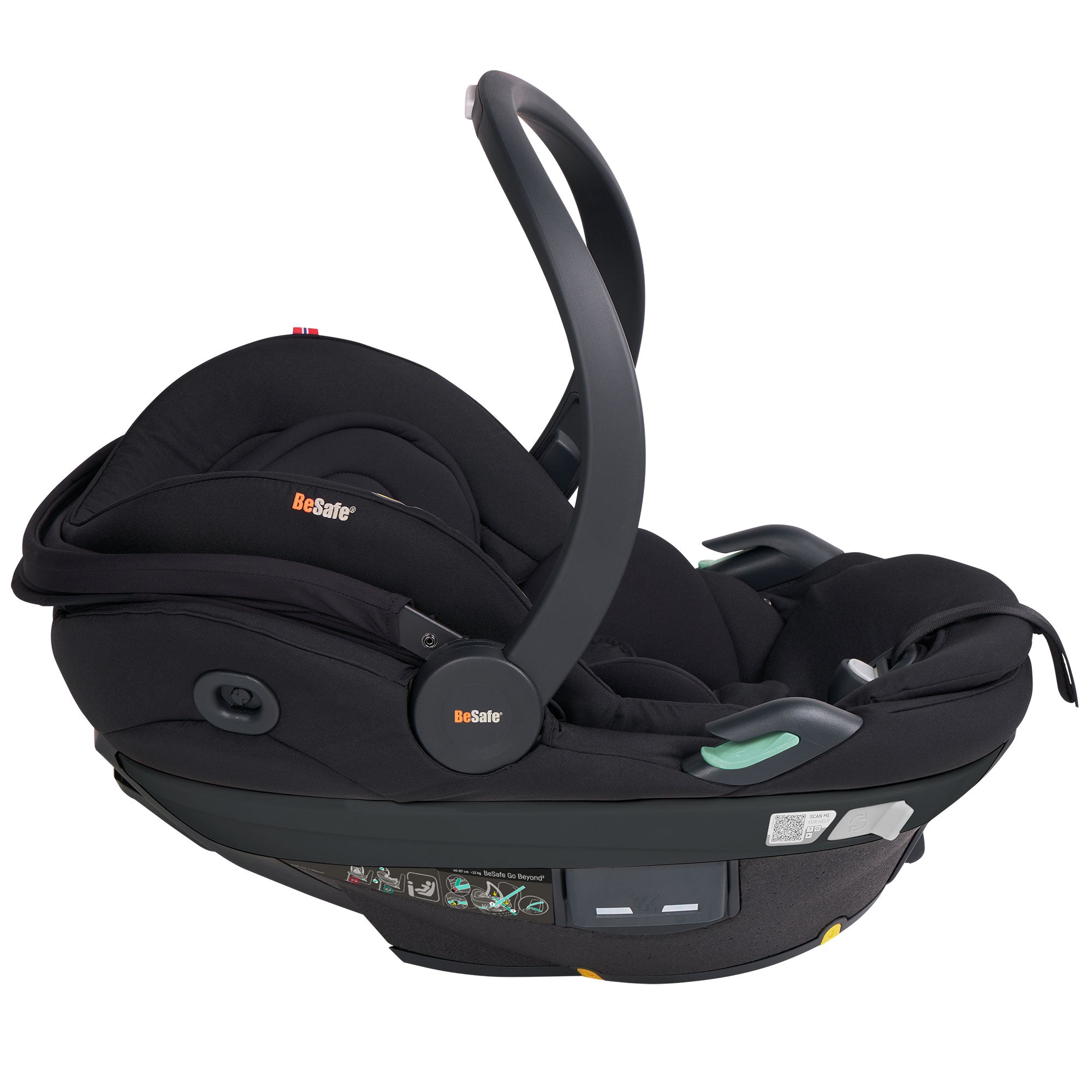 BeSafe Go Beyond 2 Car Seat in Fresh Black Cab