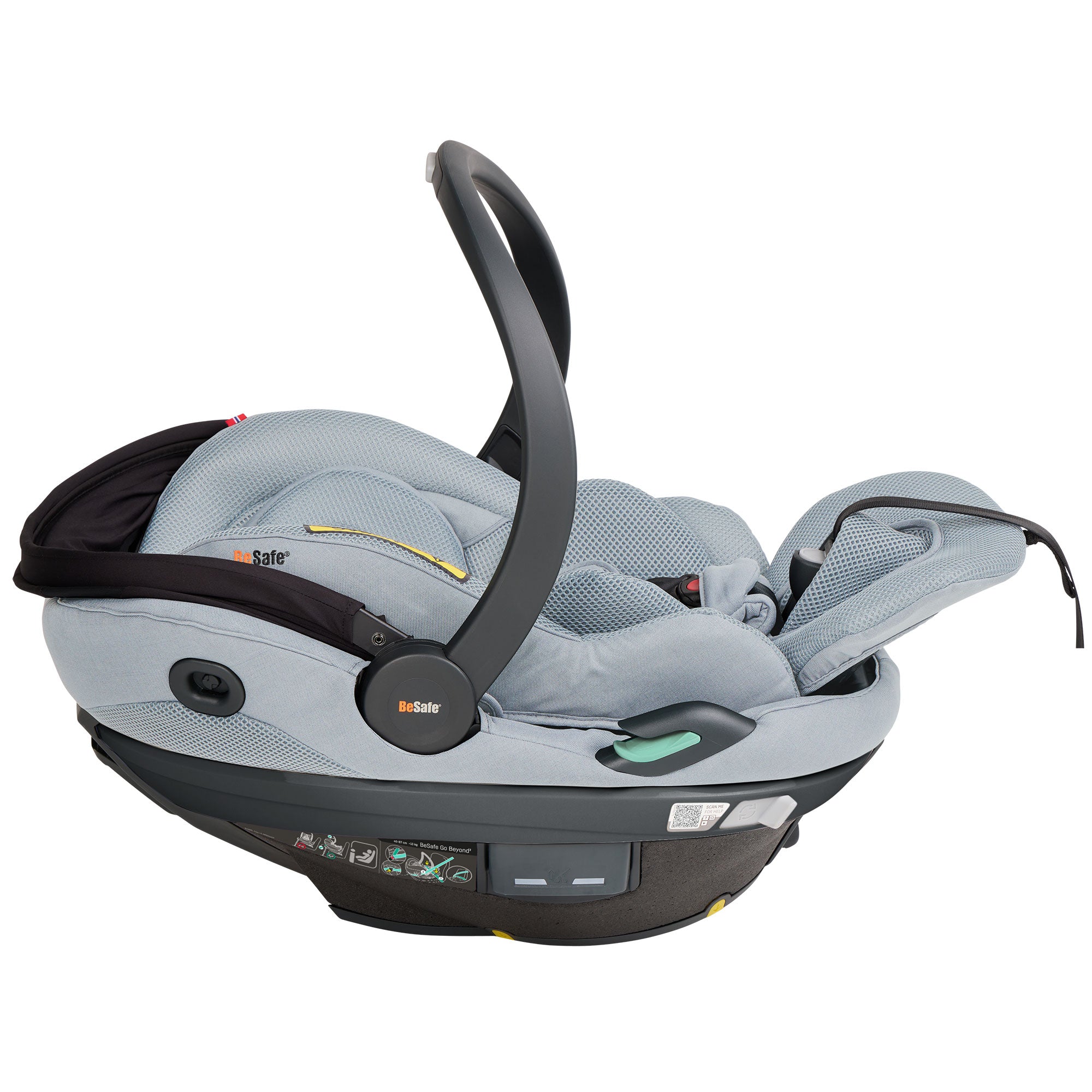 BeSafe Go Beyond 2 Car Seat in Peak Mesh