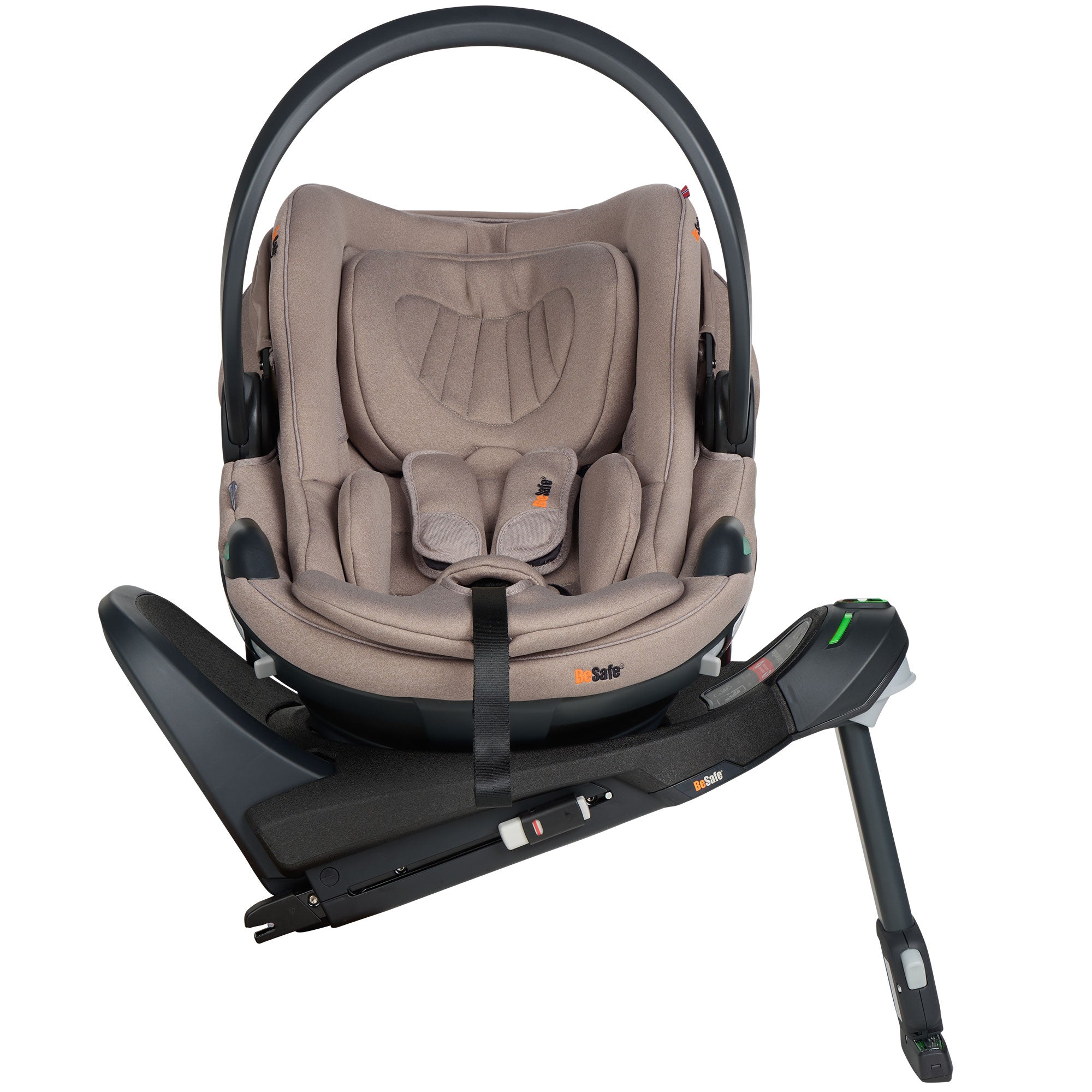 BeSafe Go Beyond 2 Car Seat in Dark Sand Soft Breeze