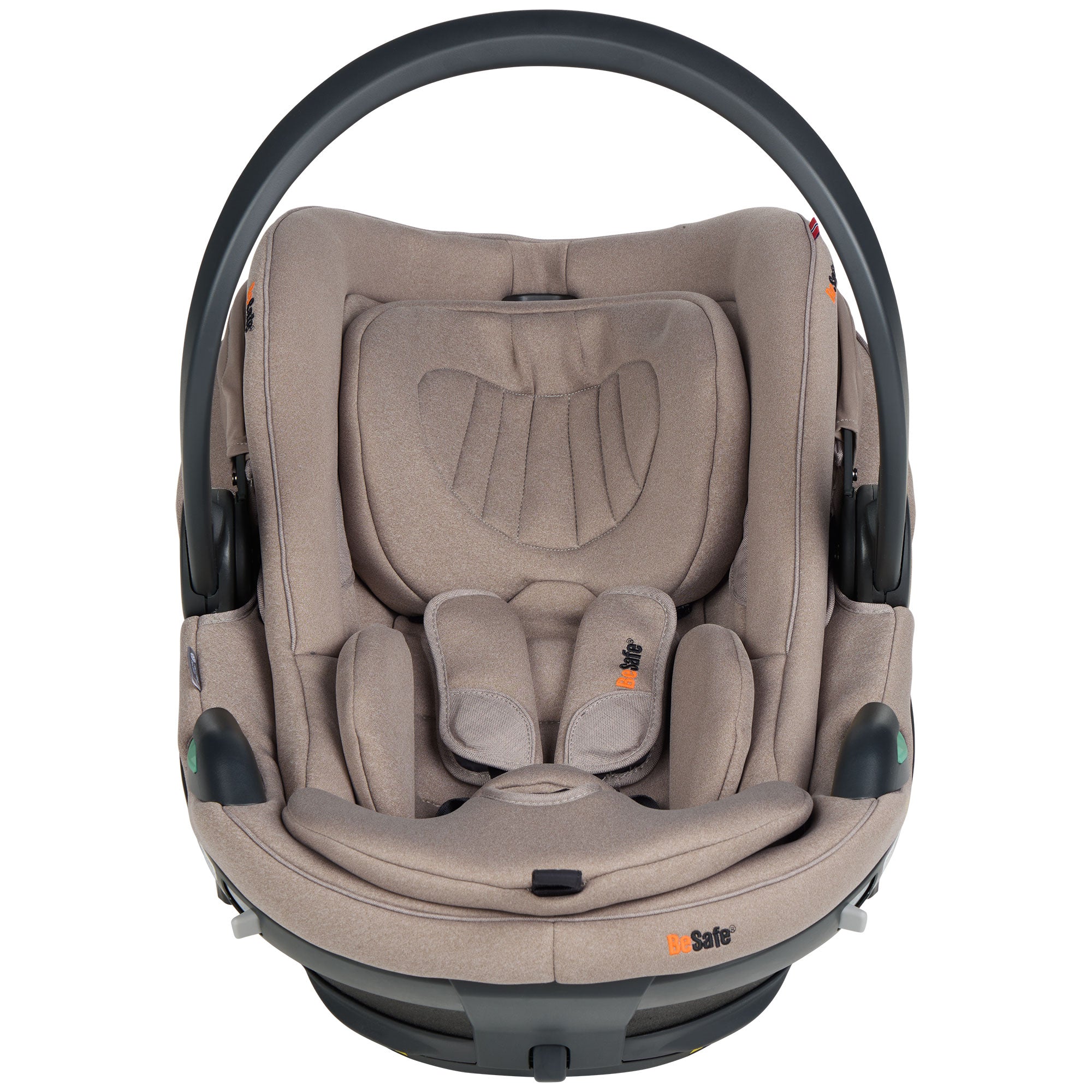 BeSafe Go Beyond 2 Car Seat in Dark Sand Soft Breeze
