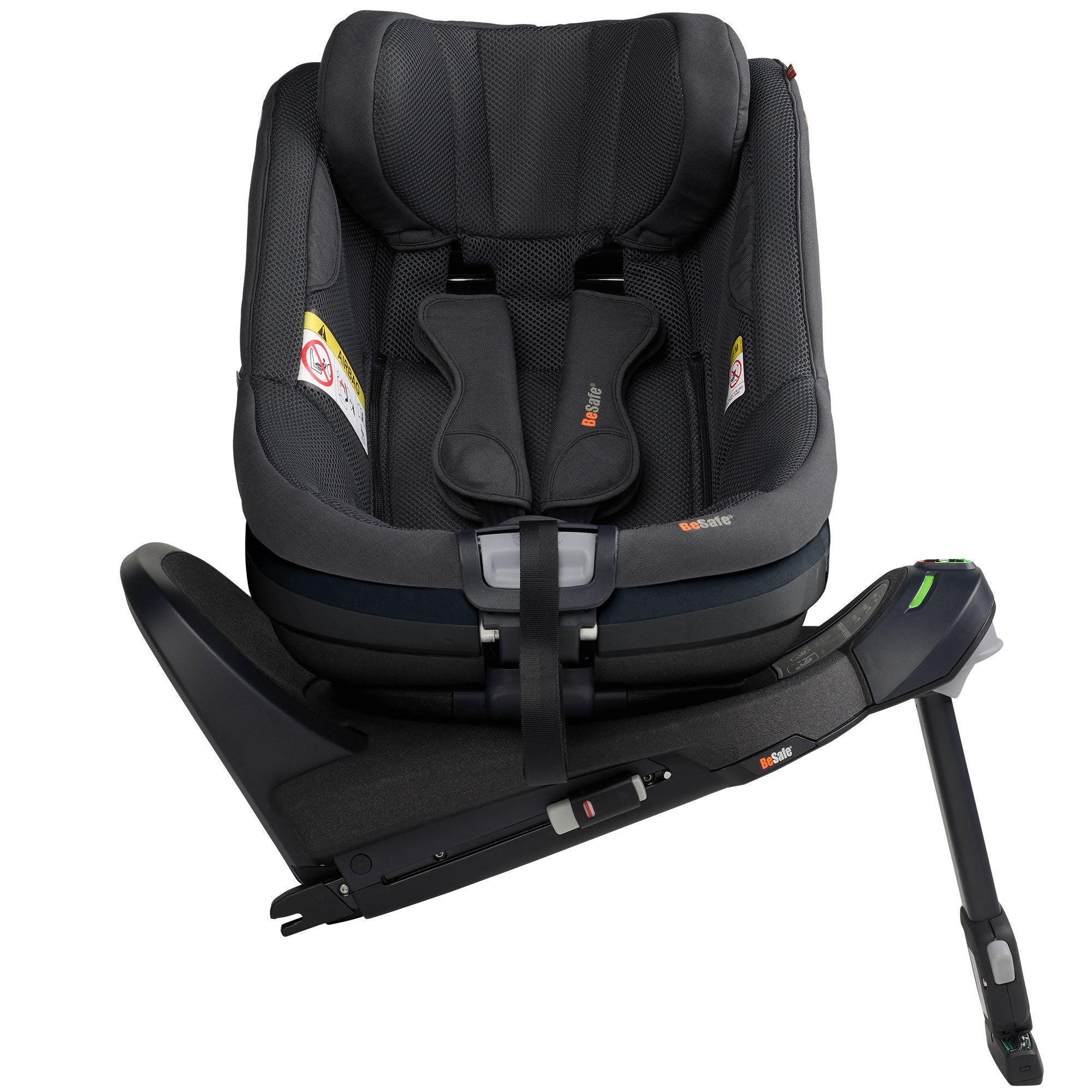 BeSafe Beyond 2 360 Car Seat & Base in Anthracite Mesh