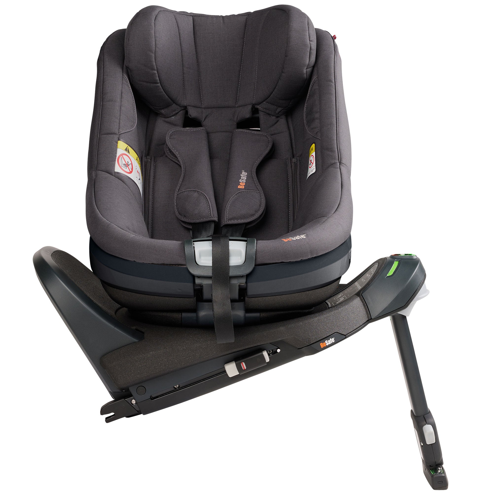 BeSafe Beyond 2 360 Car Seat & Base in Dark Grey Melange