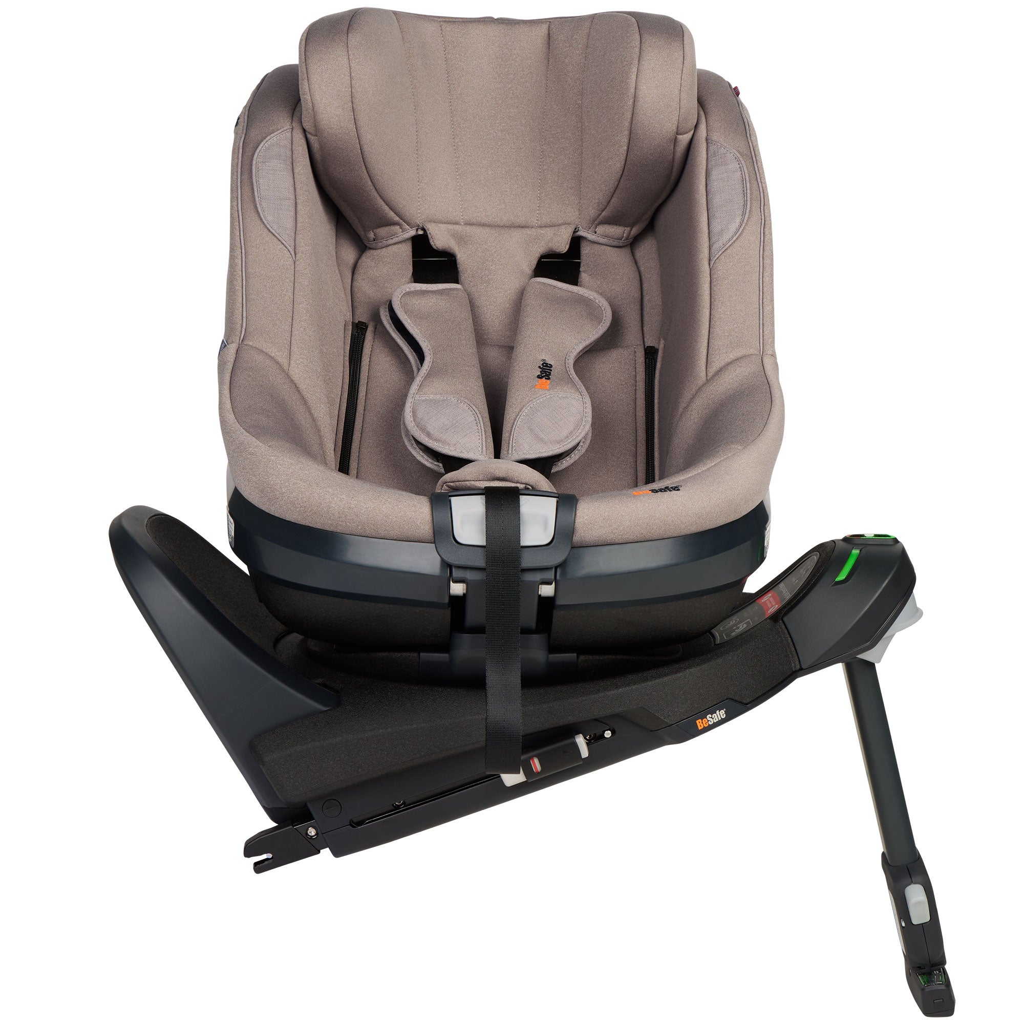 BeSafe Beyond 2 360 Car Seat & Base in Dark Sand Soft Breeze