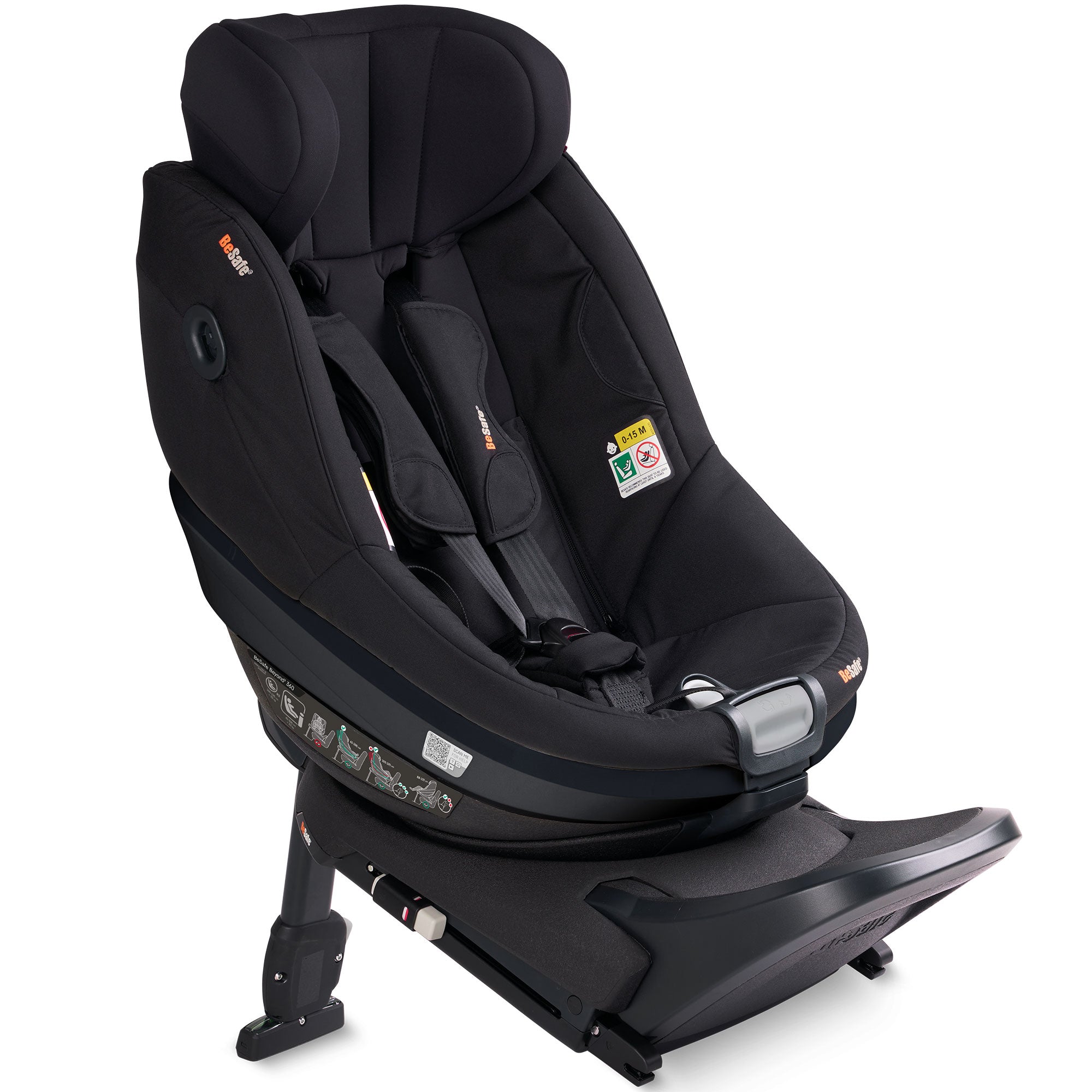 BeSafe Beyond 2 360 Car Seat & Base in Fresh Black Cab
