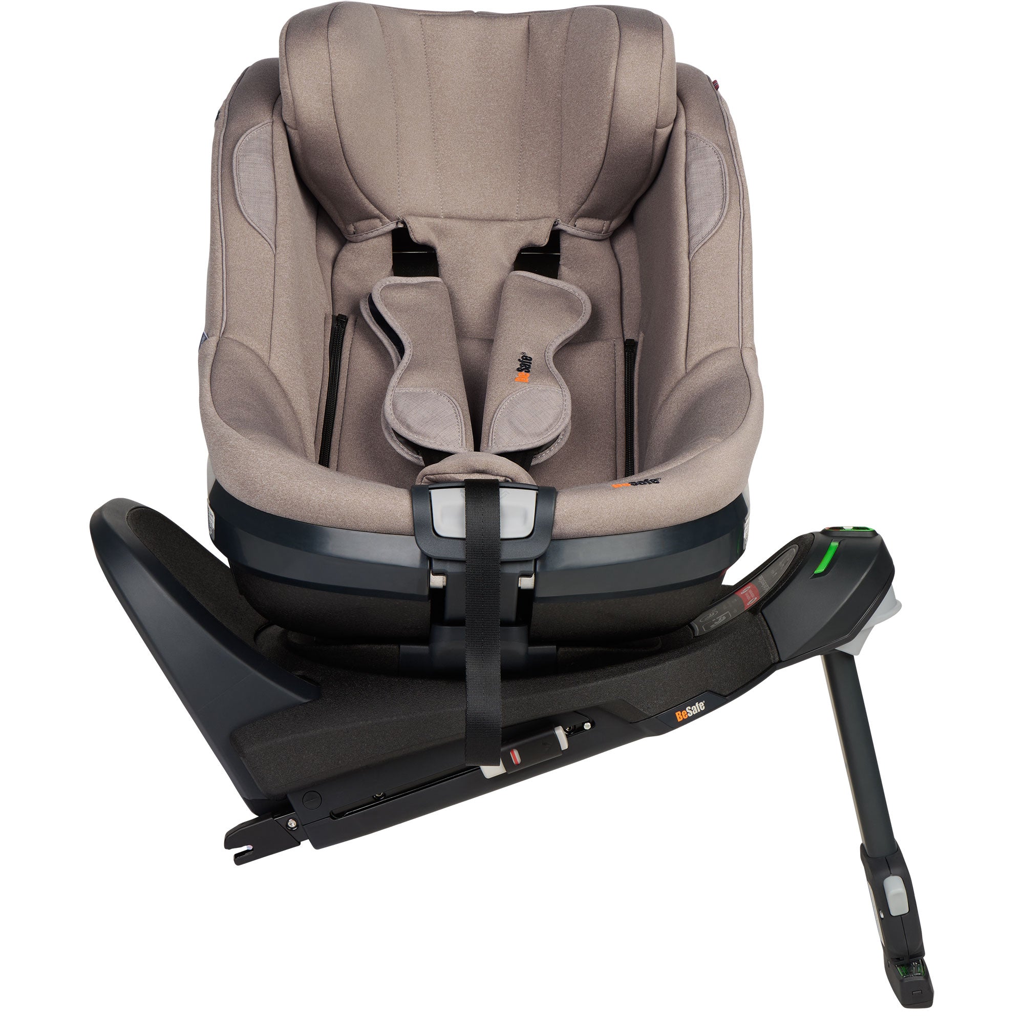BeSafe Beyond 2 Rear Facing Car Seat in Dark Sand Soft Breeze